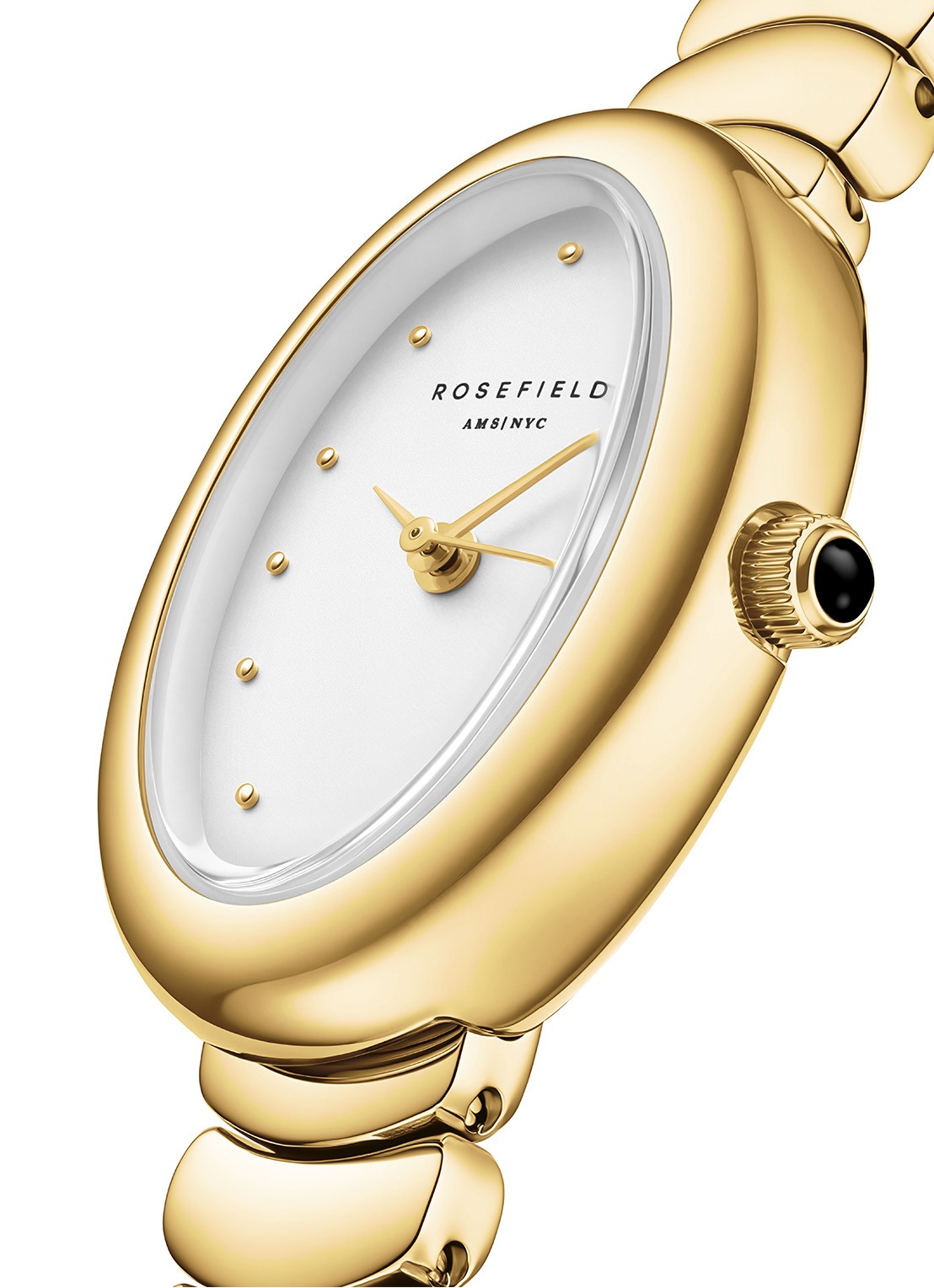 Rosefield Ovale horloge OVWGSG-OV19 - detail 4 goud