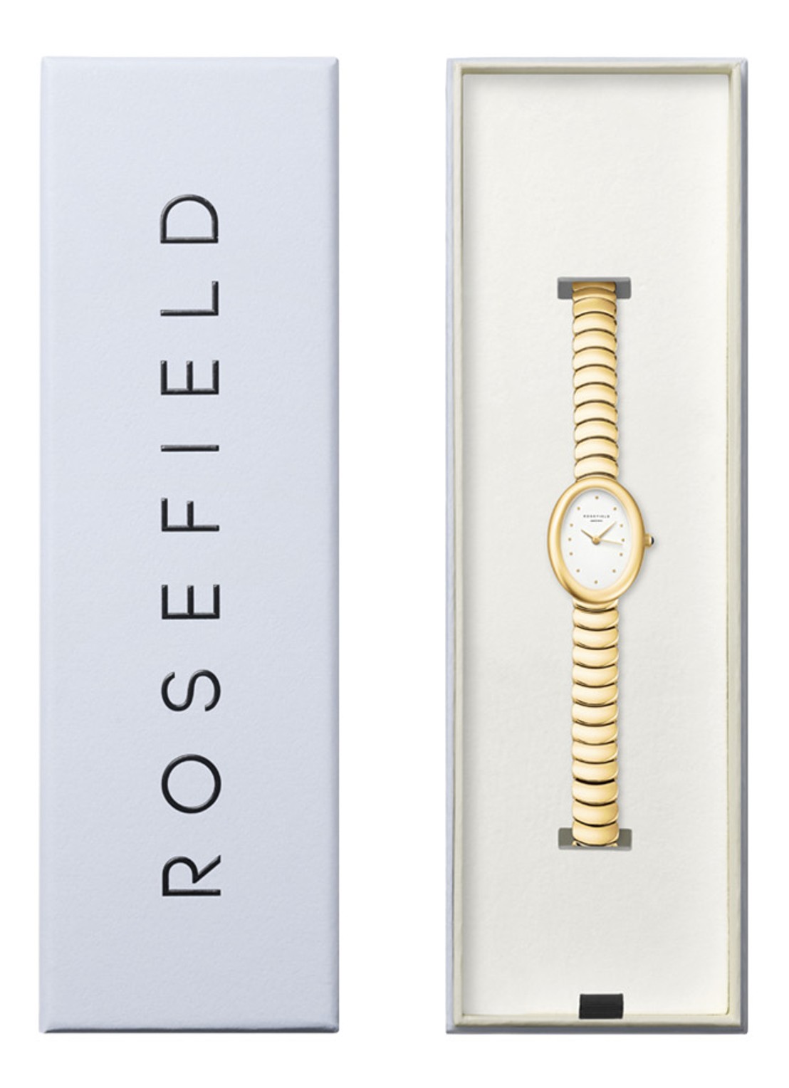 Rosefield Ovale horloge OVWGSG-OV19 - detail 5 goud