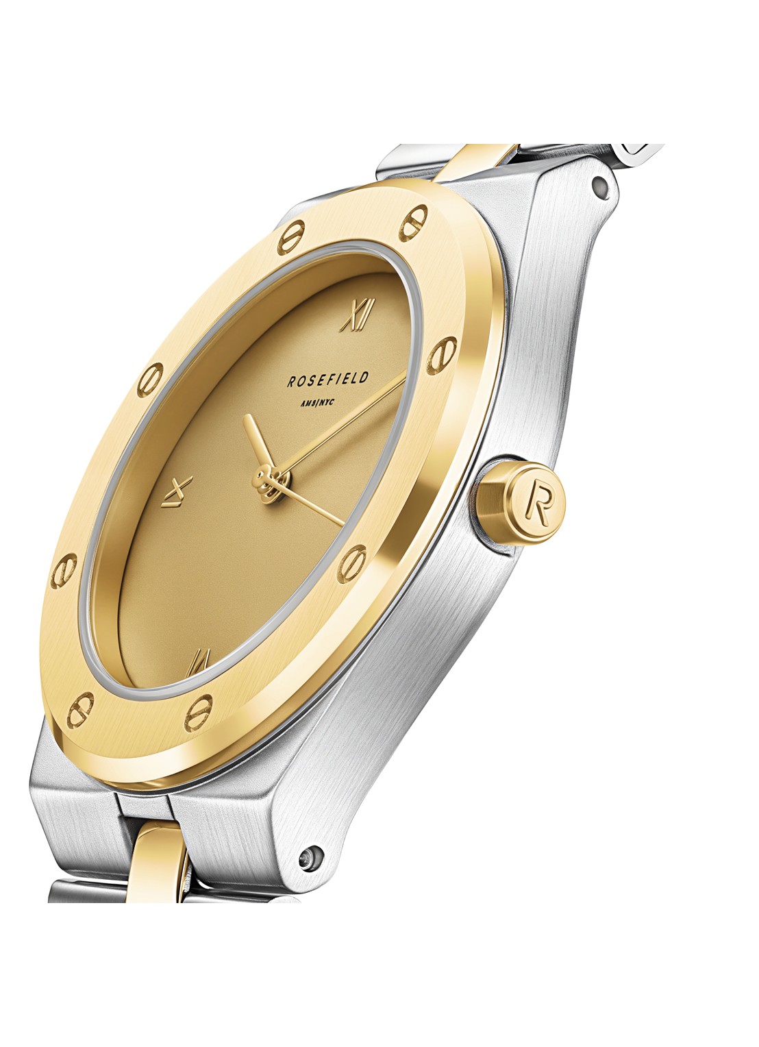 Rosefield Rose horloge SPCDSD-SP05 - detail 3 zilver