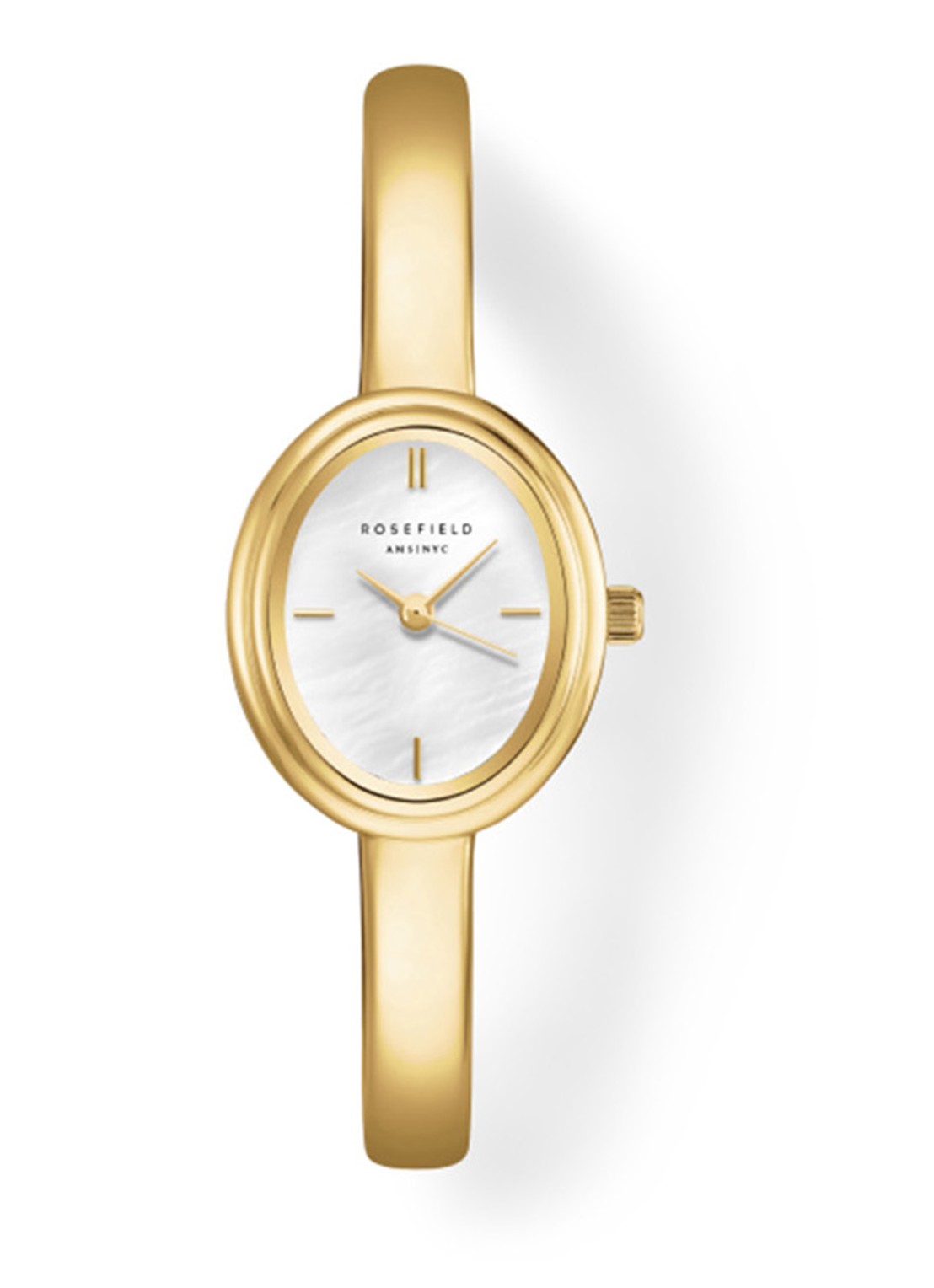 Rosefield Studio Edition Medium 6 horloge STWGSG-ST05 - voorkant goud