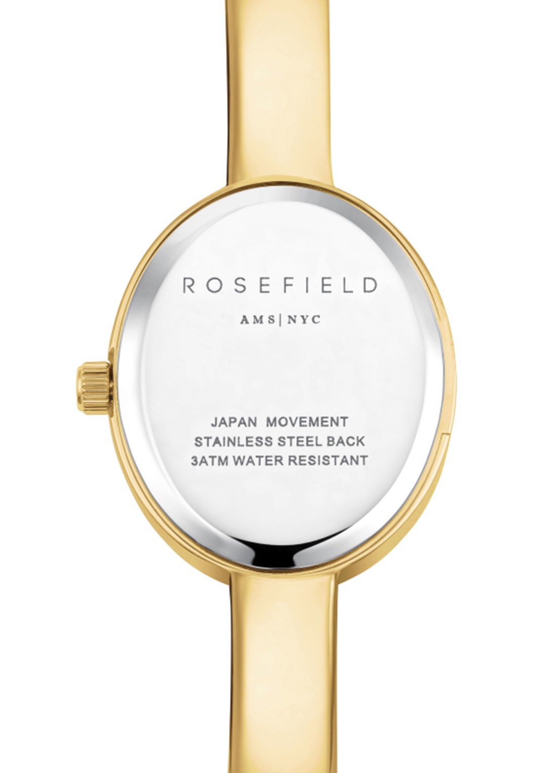 Rosefield Studio Edition Small 6 horloge STWGSG-ST04 - detail goud