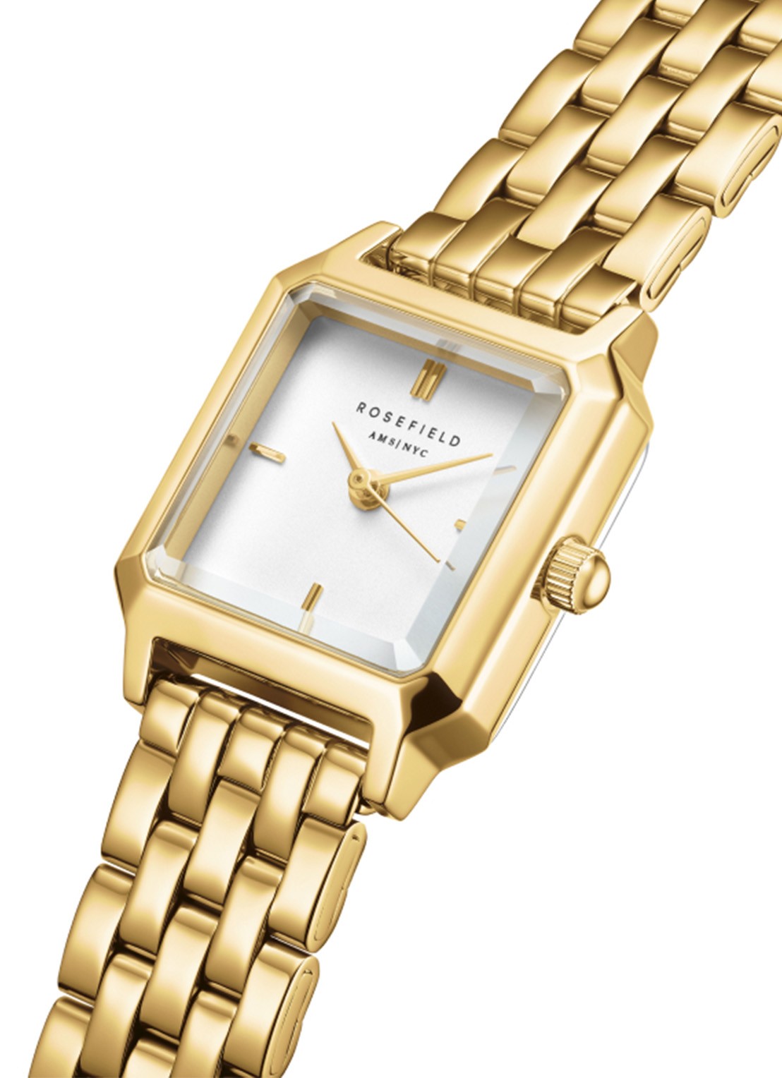 Rosefield The Boxelle horloge BWGSG-B01 - detail 3 goud