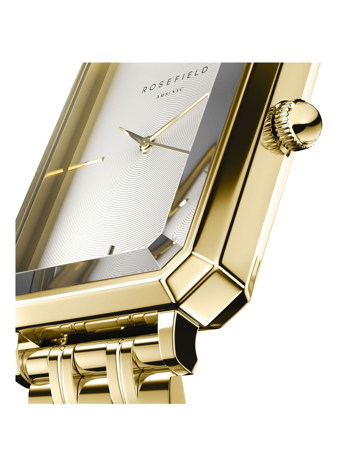 Rosefield The Octagon horloge OCWSG-O40 - detail 4 goud