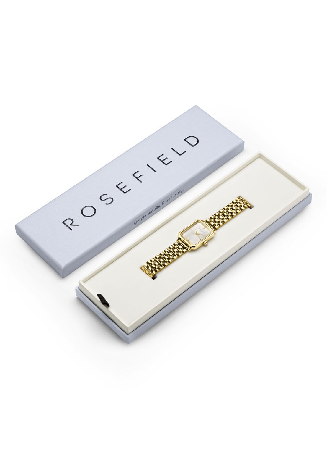 Rosefield The Octagon horloge OCWSG-O40 - detail 5 goud
