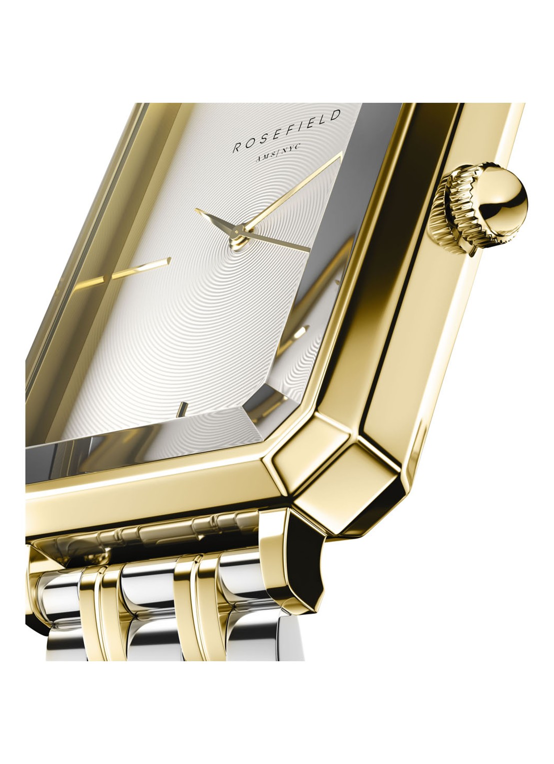 Rosefield The Octagon horloge OWSS OWSSSG-O48 - detail 3 geelgoud