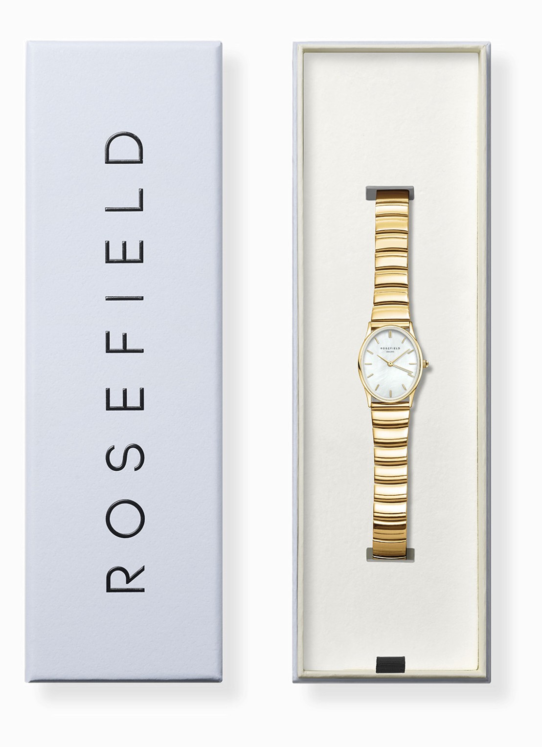 Rosefield The Oval horloge OVWGSG-OV16 - detail 4 goud