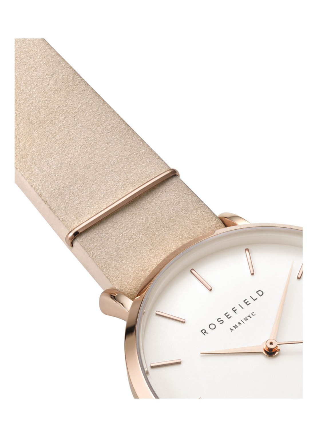 Rosefield West Village horloge WSPR-W73 - detail 3 roségoud
