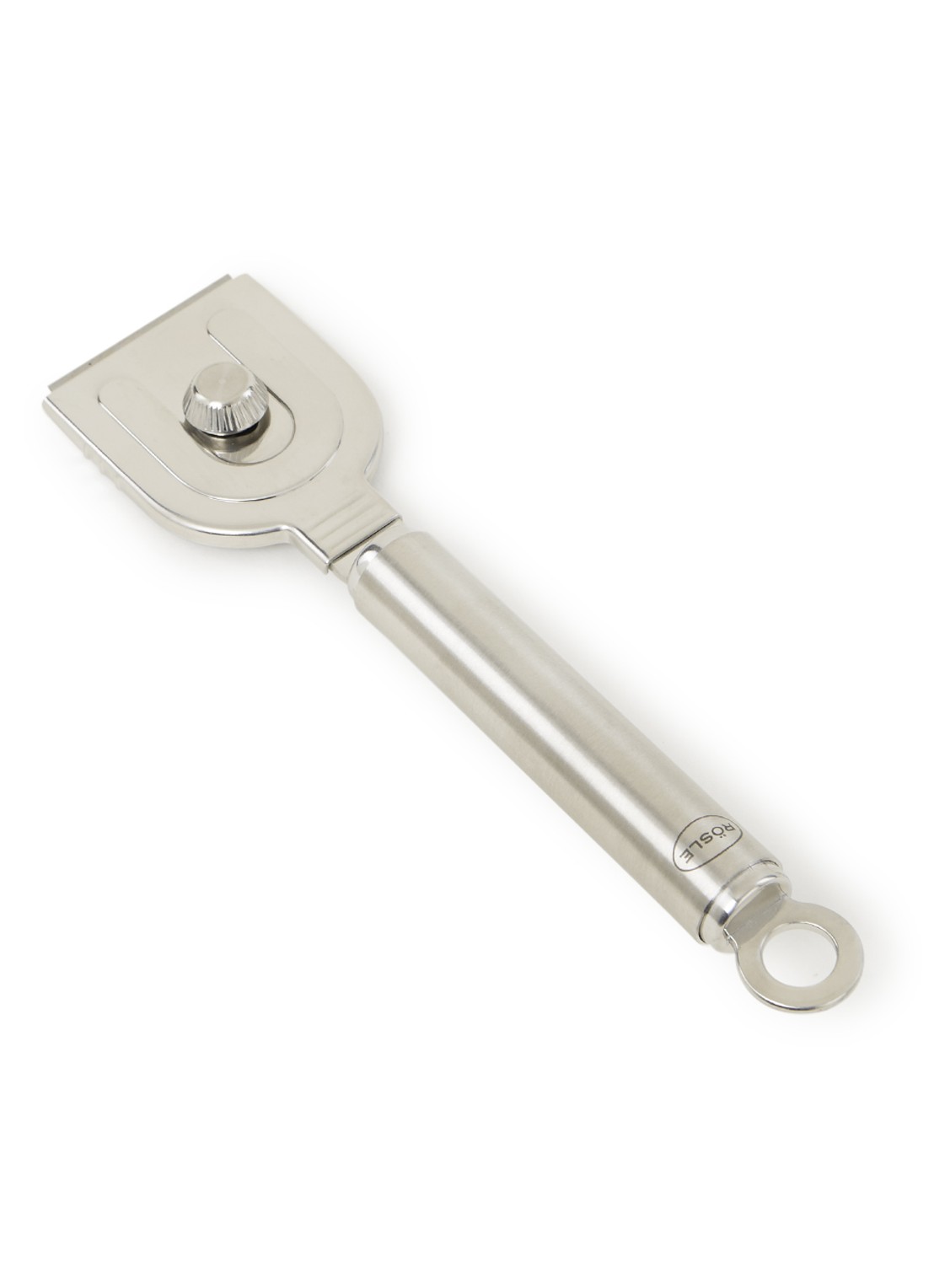 Rösle Schraper voor keramische kookplaat 20 cm  - voorkant zilver