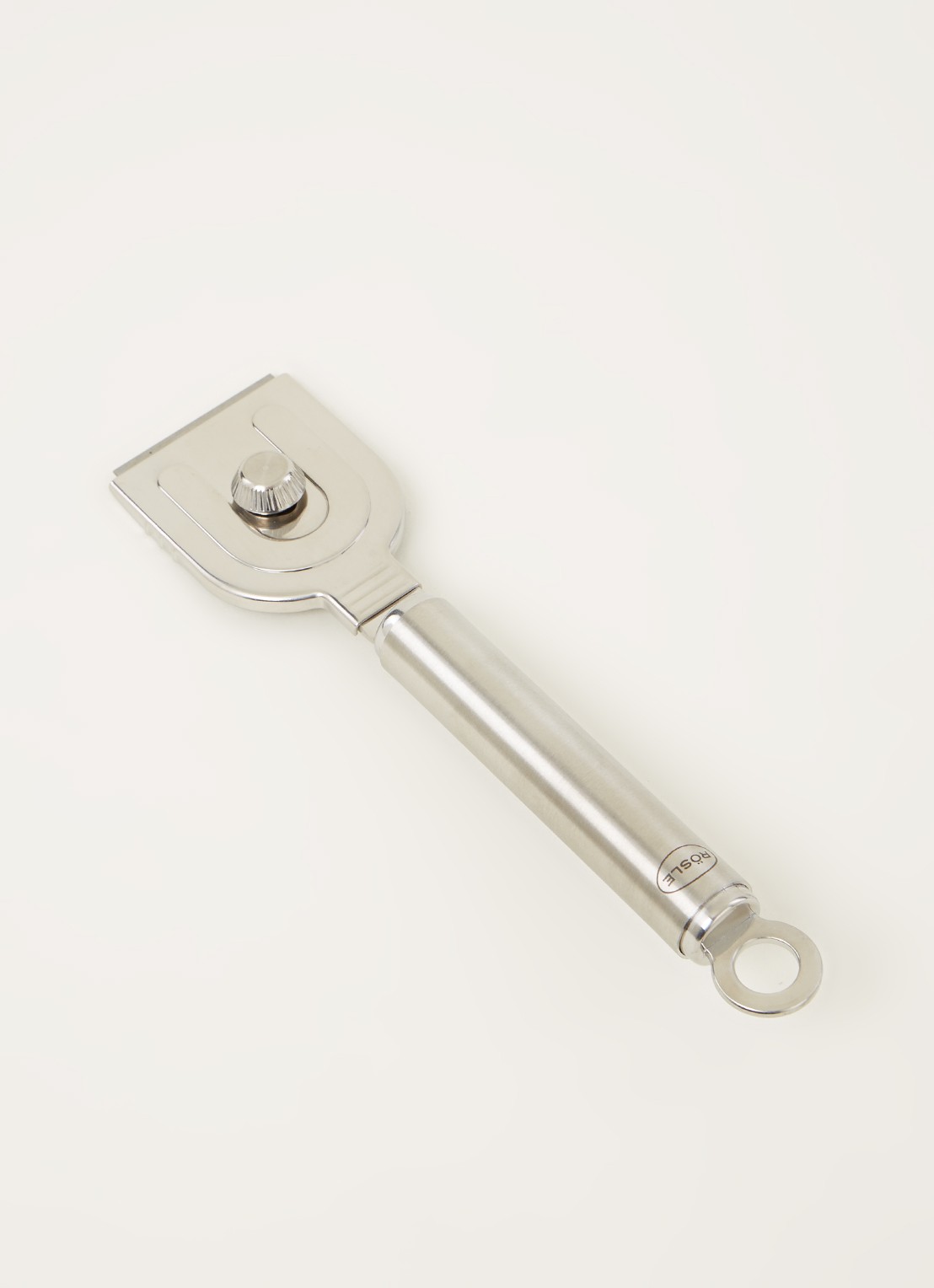 Rösle Schraper voor keramische kookplaat 20 cm  - voorkant 2 zilver