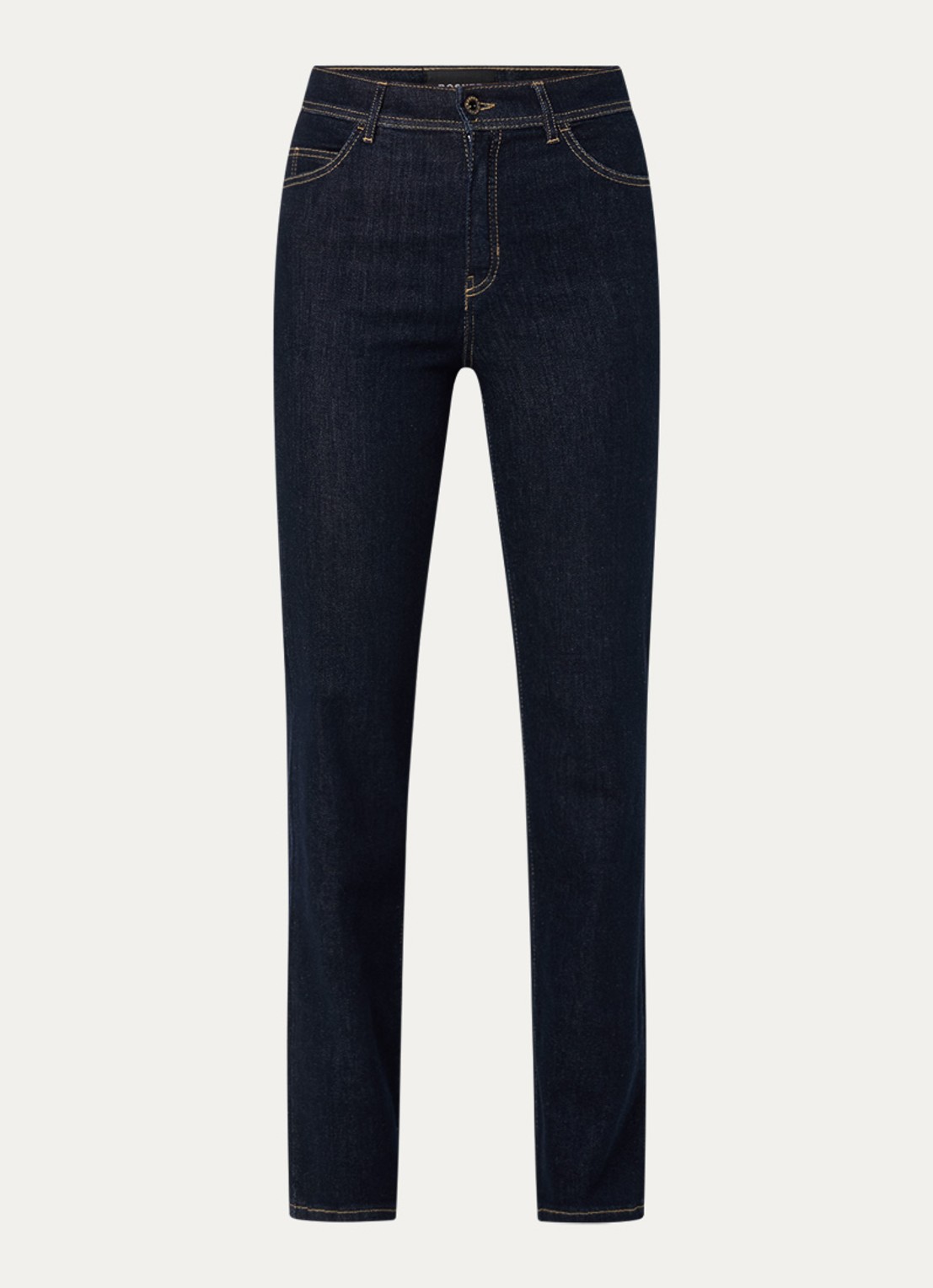 Rosner Studio Aubrey high waist slim fit jeans met steekzakken - voorkant 3 indigo