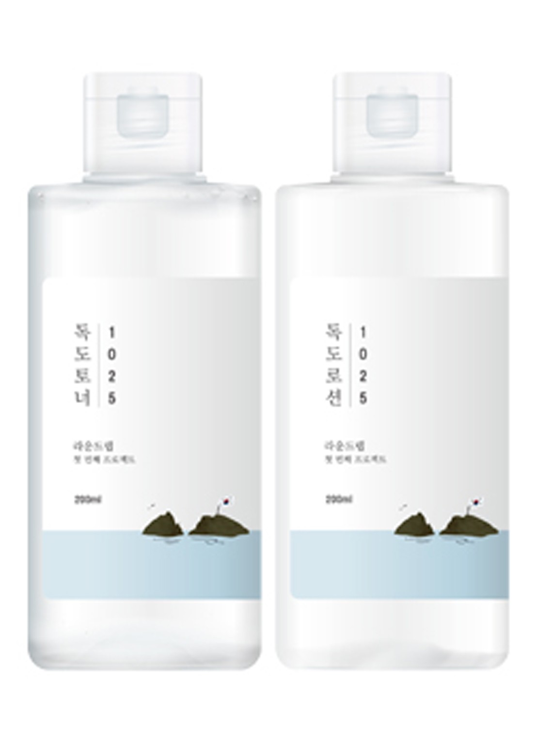 Round Lab 1025 Dokdo Toner + Lotion Duo - verzorgingsset - voorkant undefined