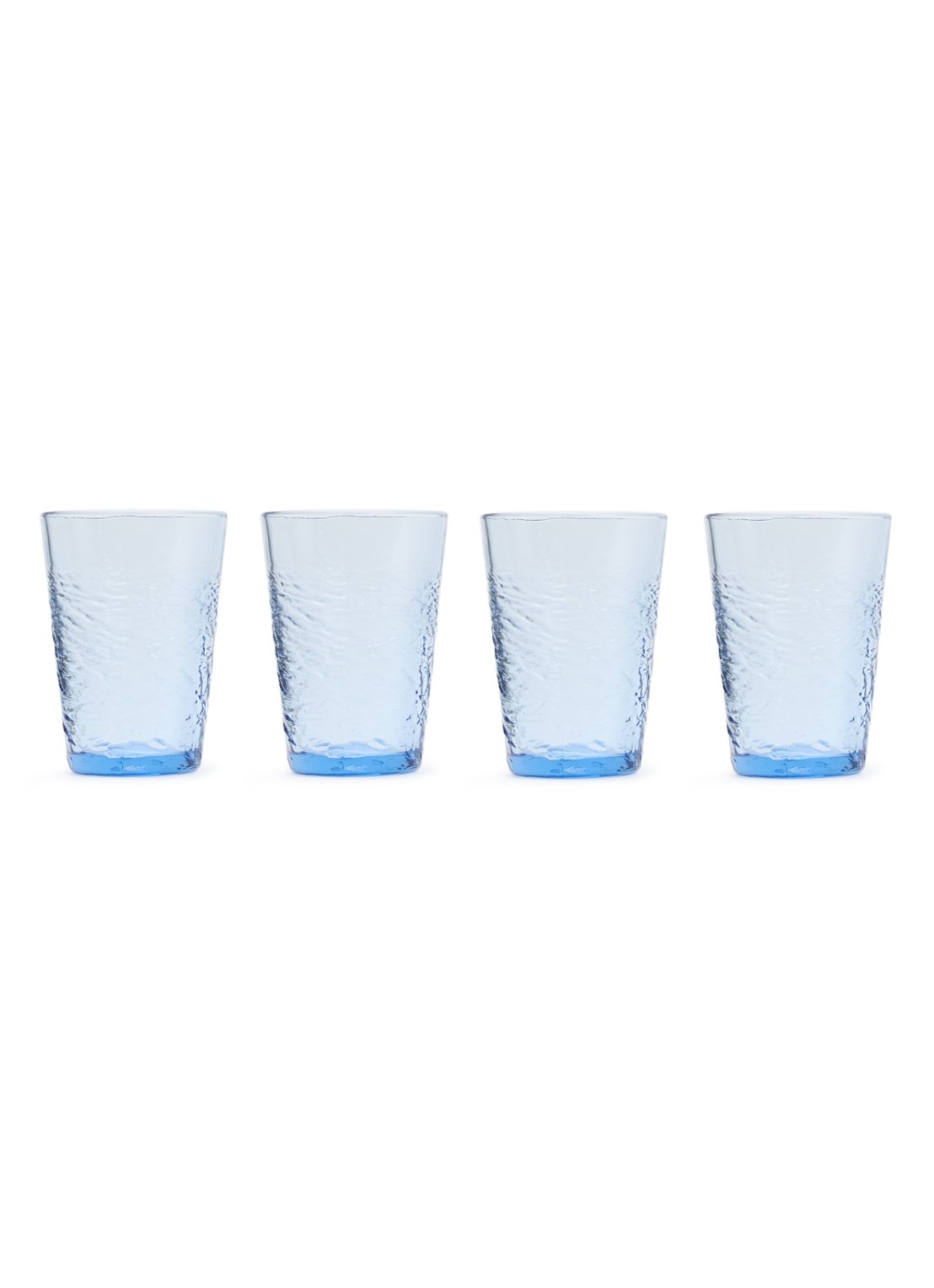 Royal Doulton 1815 Hiball drinkglas 50 cl set van 4 - voorkant blauw