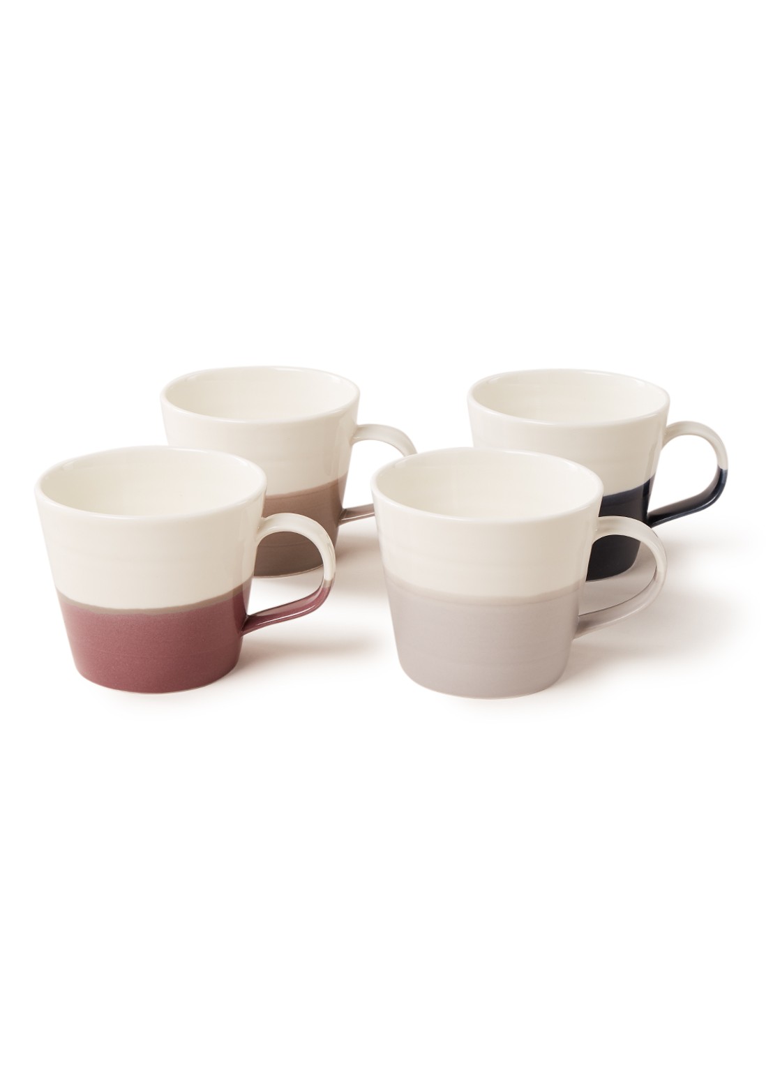 Royal Doulton Coffee Studio koffiekopje 26,5 cl set van 4 - voorkant multicolor