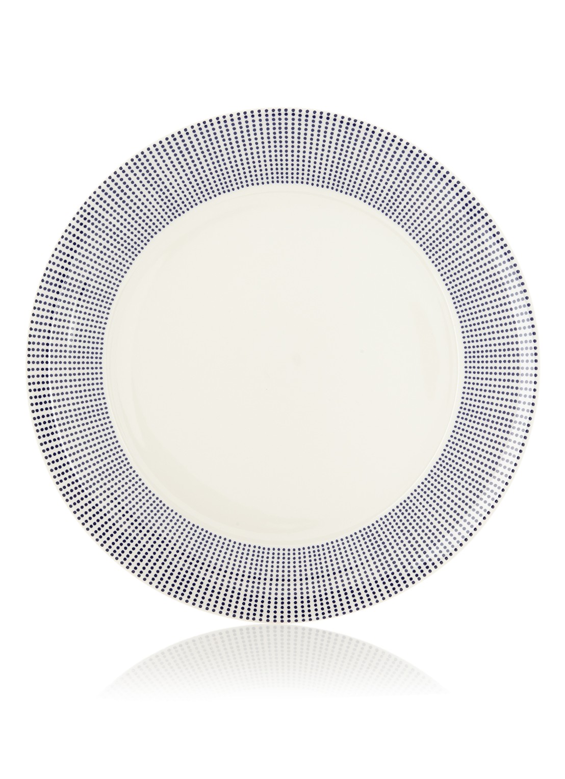 Royal Doulton Pacific dinerbord van porselein 28 cm - voorkant wit