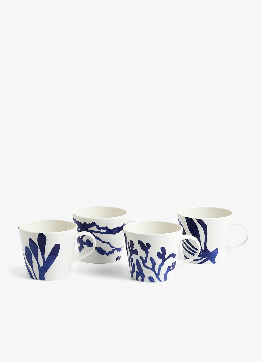 Royal Doulton Pacific mok 40 cl set van 4 - voorkant wit