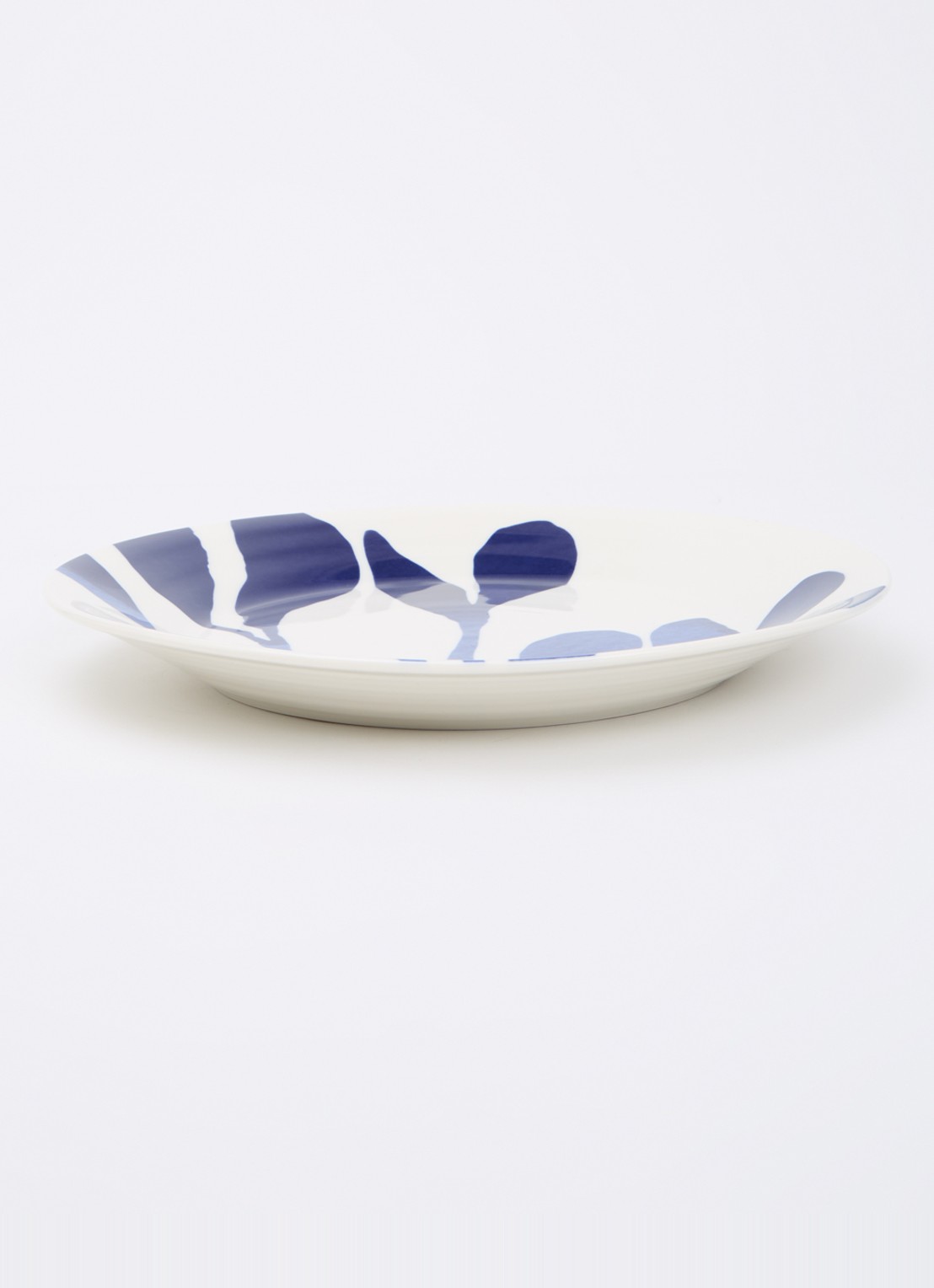 Royal Doulton Pacific ontbijtbord 24 cm set van 4 - voorkant 5 kobaltblauw
