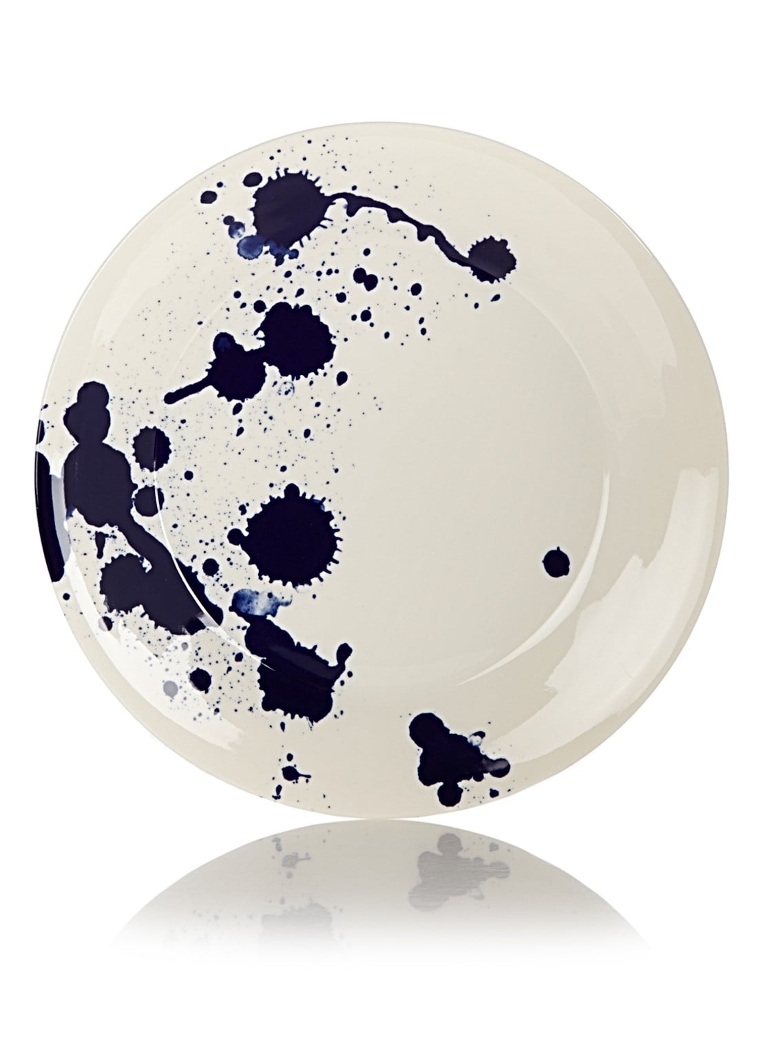 Royal Doulton Pacific Splash ontbijtbord 23 cm - voorkant donkerblauw