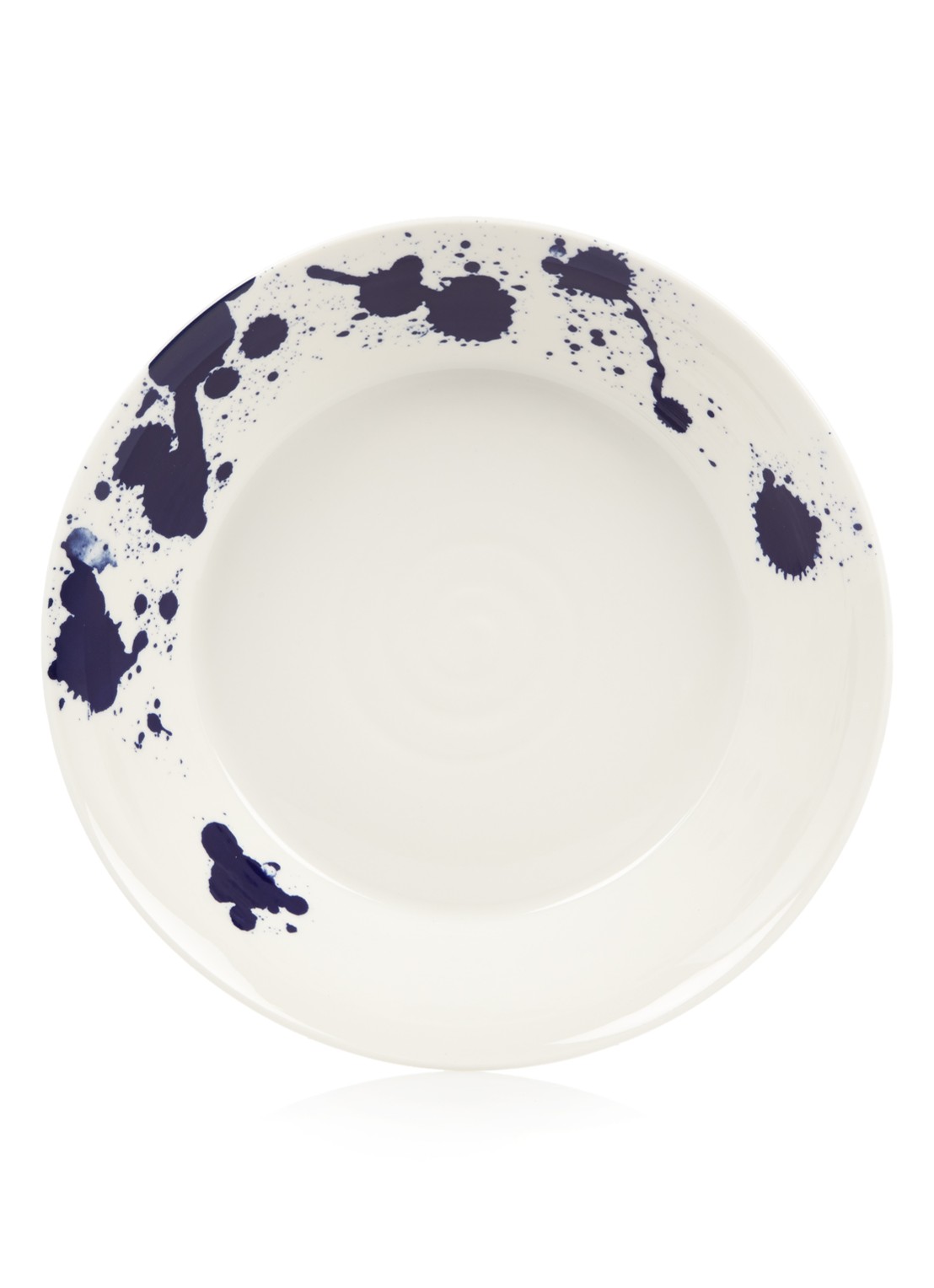 Royal Doulton Pacific Splash pastabord 22 cm - detail donkerblauw