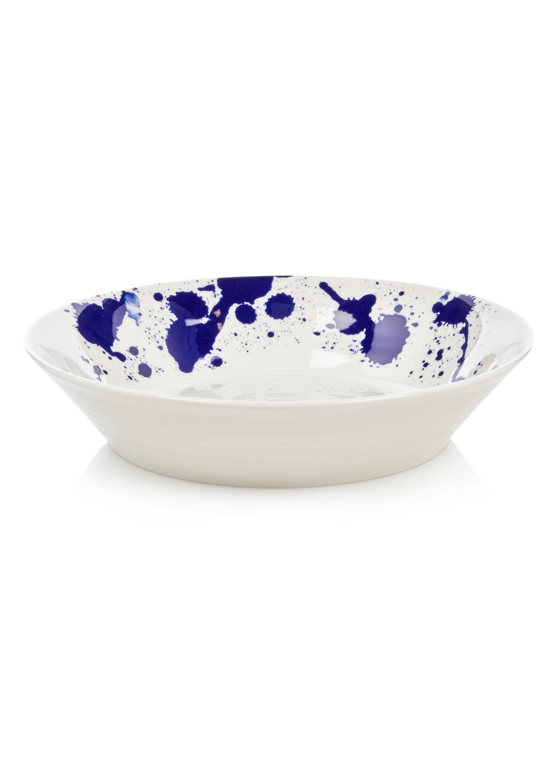 Royal Doulton Pacific Splash pastabord 22 cm - voorkant 2 donkerblauw