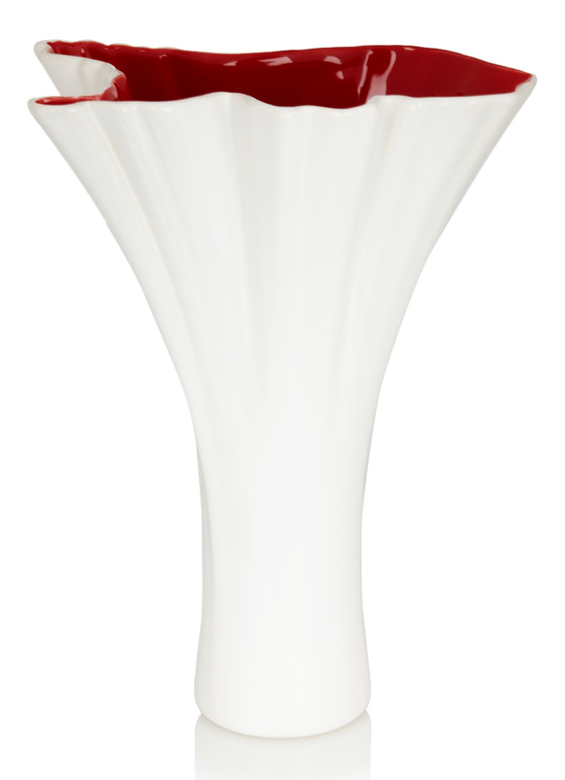Royal Goedewaagen Holland vaas 35 cm - voorkant rood