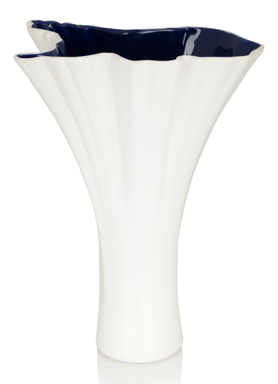 Royal Goedewaagen Holland vaas 35 cm - voorkant wit
