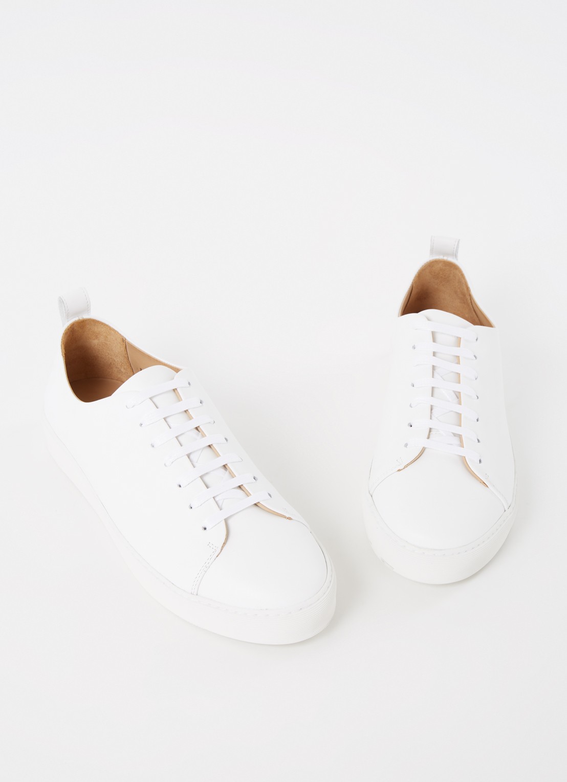Royal RepubliQ Doric sneaker van leer - detail wit