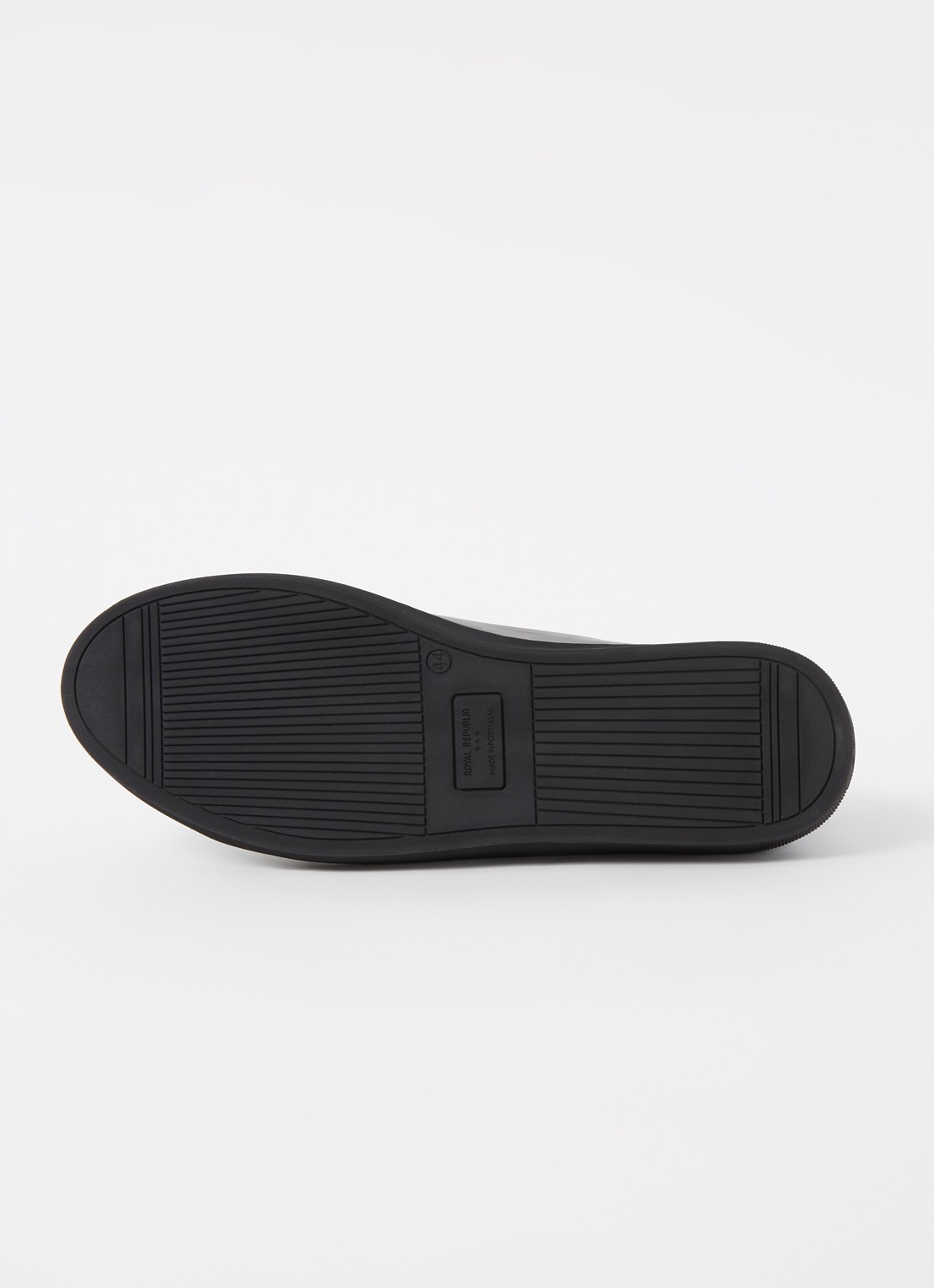 Royal RepubliQ Doric sneaker van leer - detail 4 zwart
