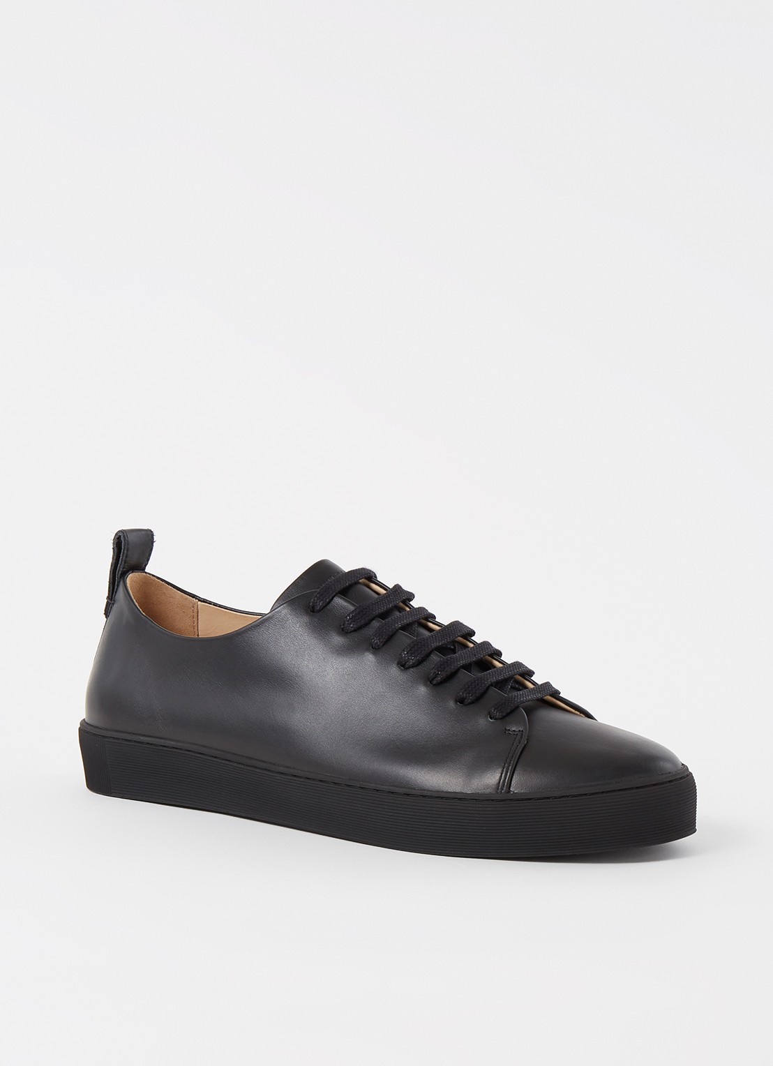 Royal RepubliQ Doric sneaker van leer - voorkant 5 zwart