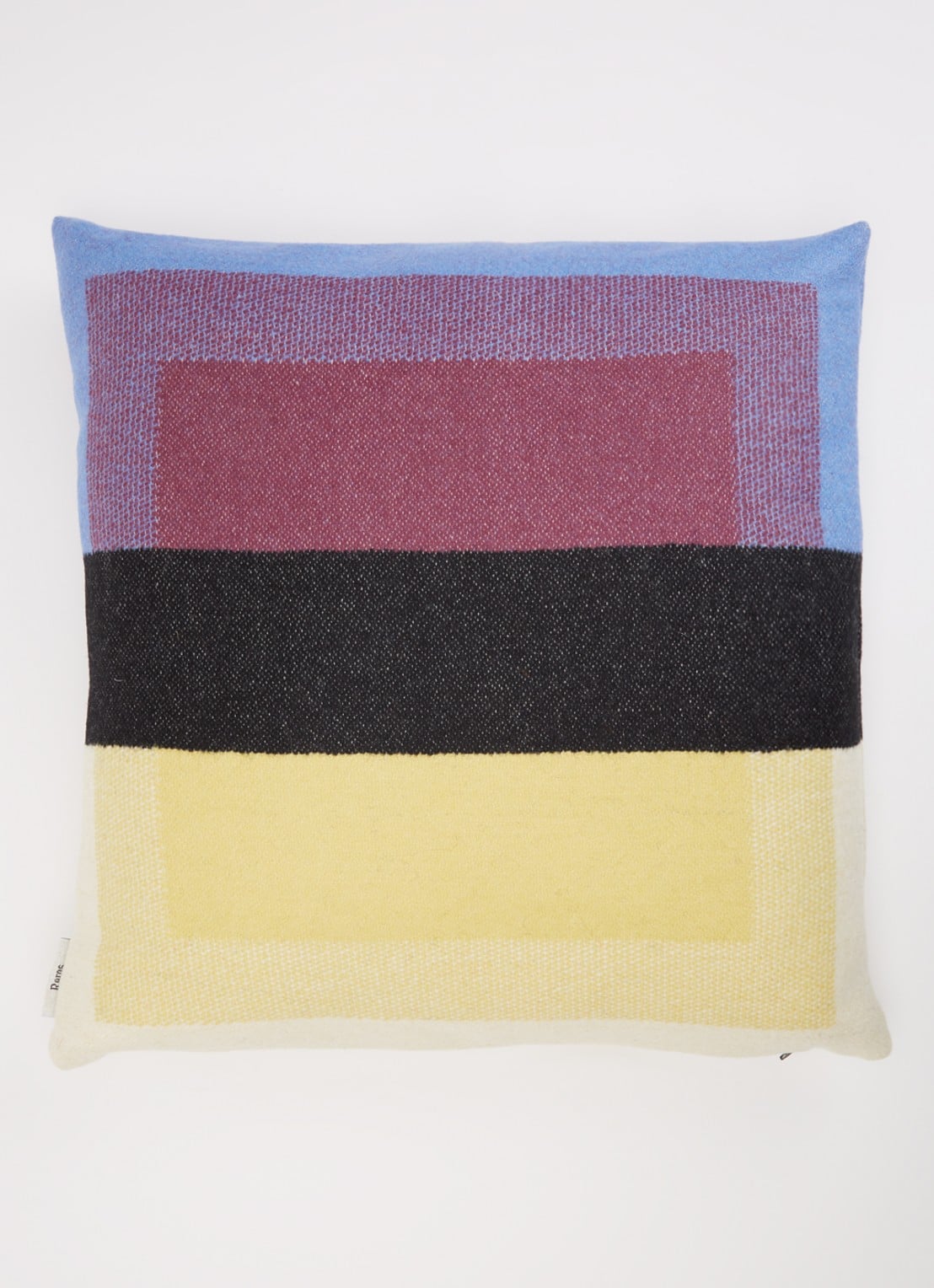 Røros Tweed Bento sierkussen 50 x 50 cm - detail multicolor
