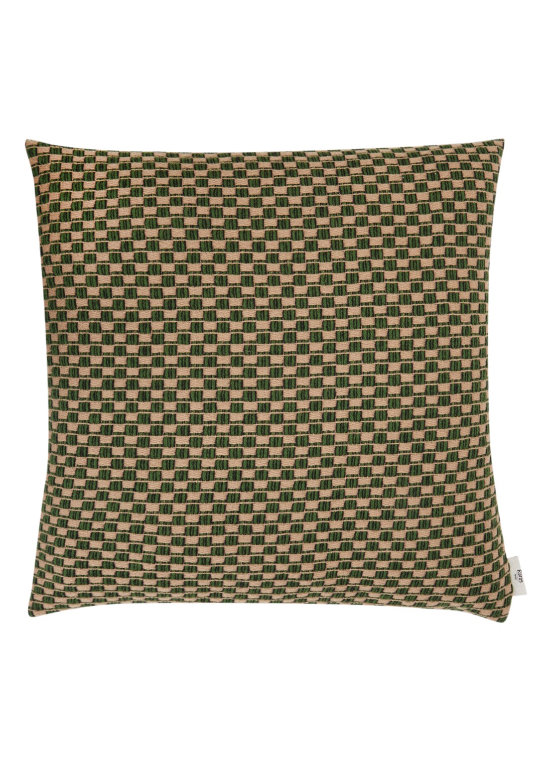 Røros Tweed Isak sierkussen 50 x 50 cm   - voorkant 3 groen