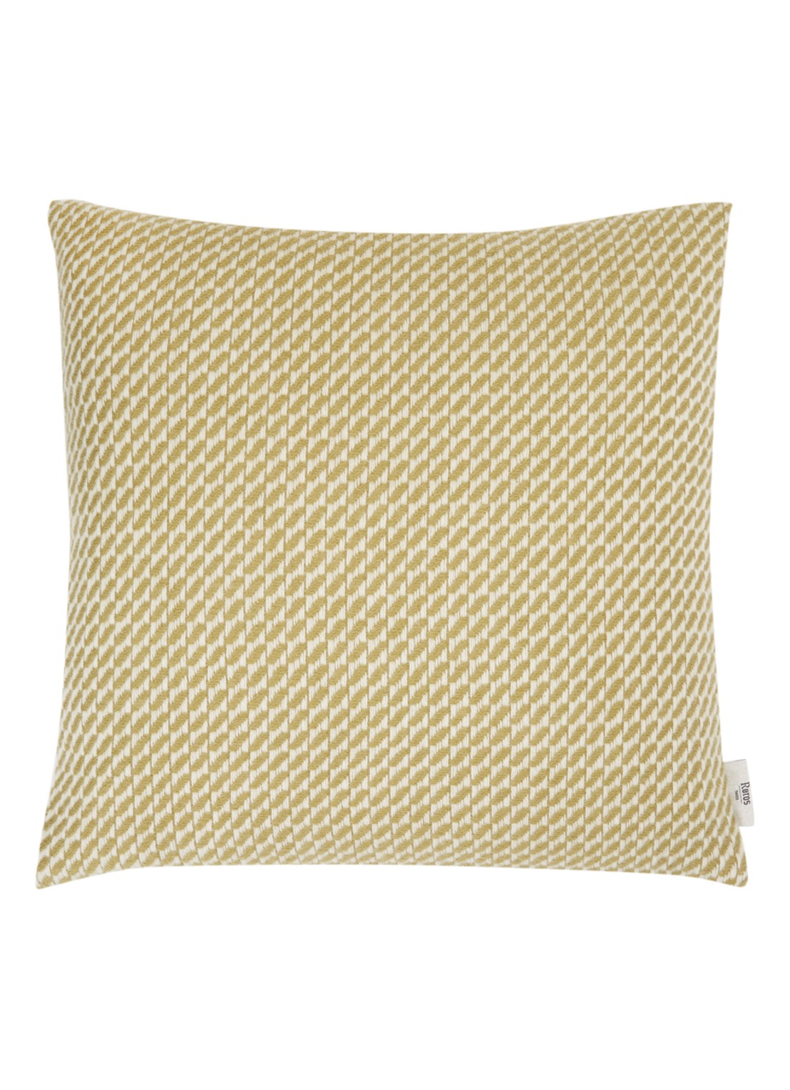 Røros Tweed Mello sierkussen 50 x 50 cm - voorkant mosgroen