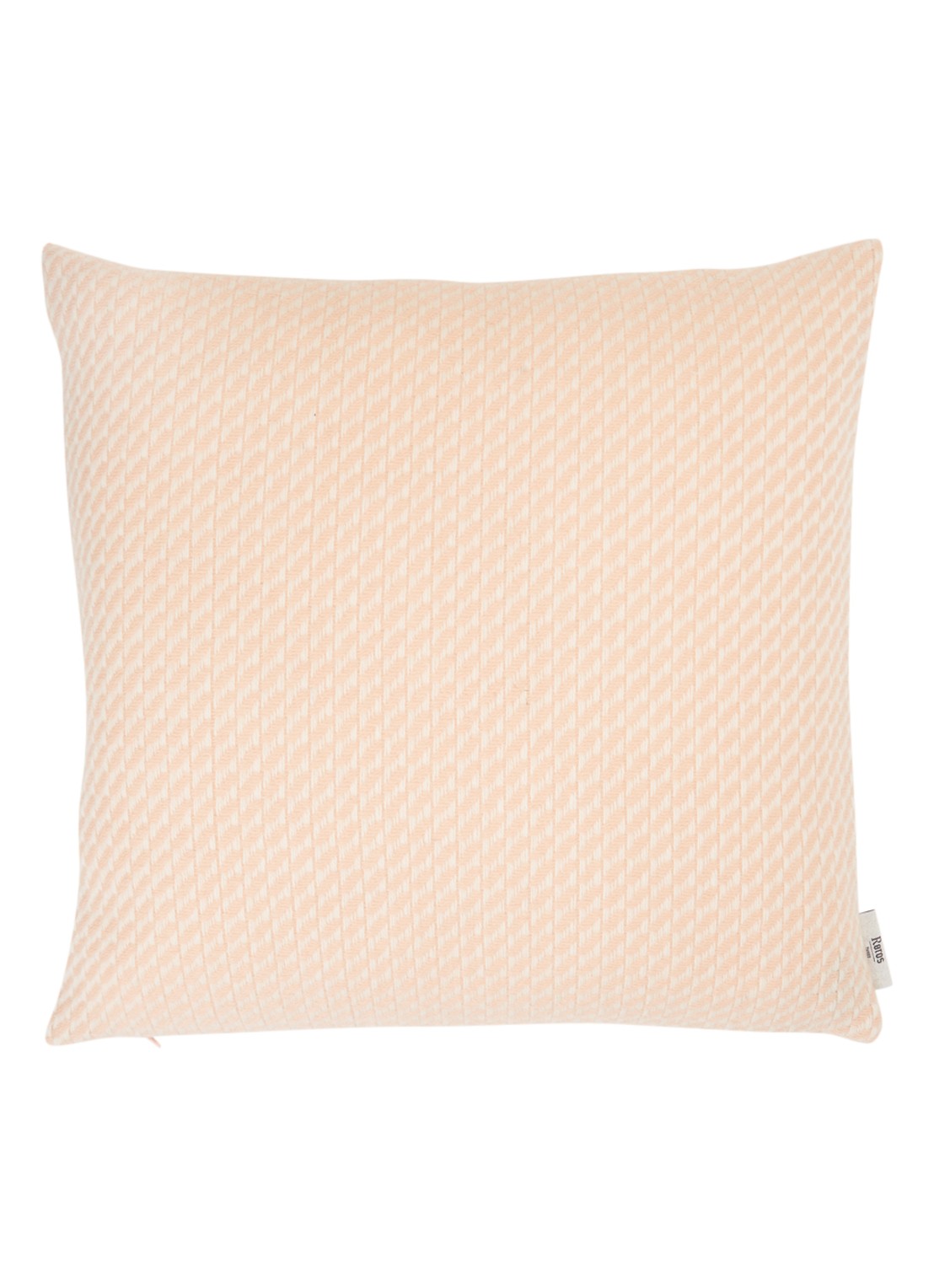 Røros Tweed Mello sierkussen 50 x 50 cm - voorkant zalmroze