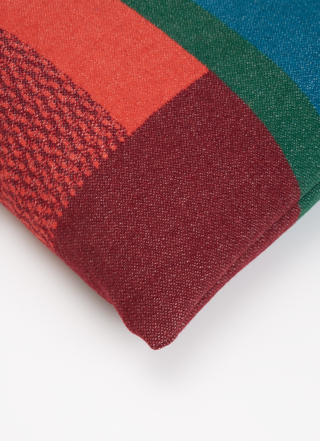 Røros Tweed Mikkel sierkussen 50 x 50 cm - detail 2 multicolor