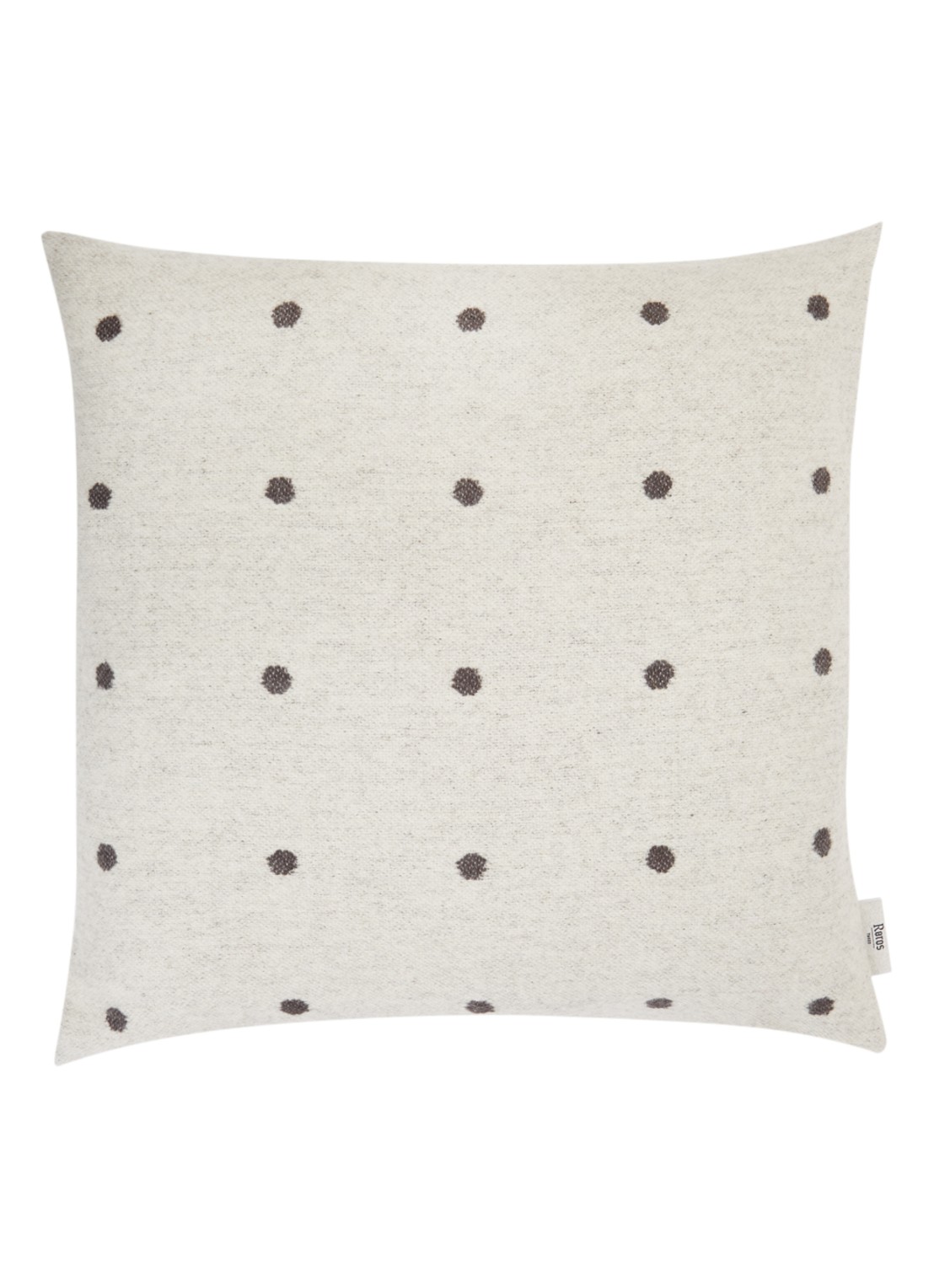 Røros Tweed Pastille sierkussen 50 x 50 cm - voorkant 3 lichtgrijs