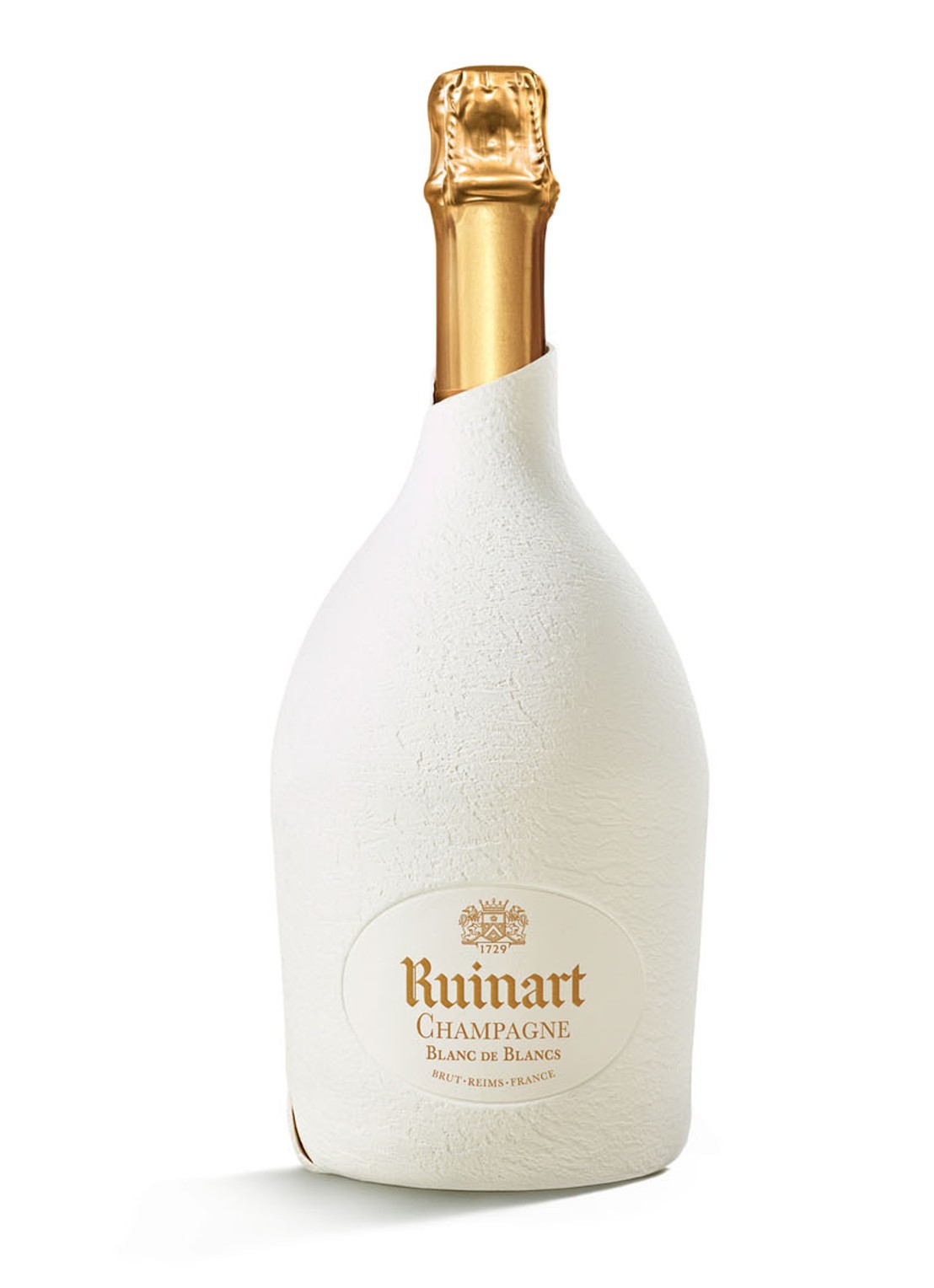 Ruinart Blanc de Blancs Second Skin Brut champagne 750 ml in geschenkverpakking - voorkant undefined
