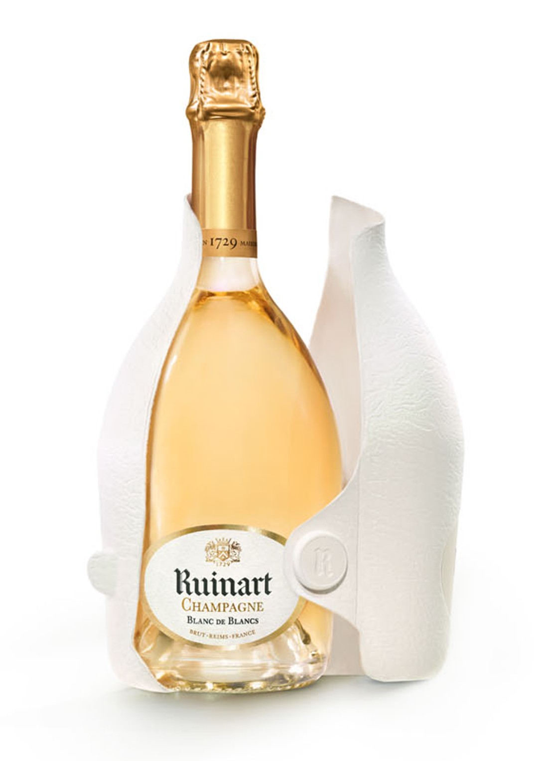 Ruinart Blanc de Blancs Second Skin Brut champagne 750 ml in geschenkverpakking - voorkant 2 undefined