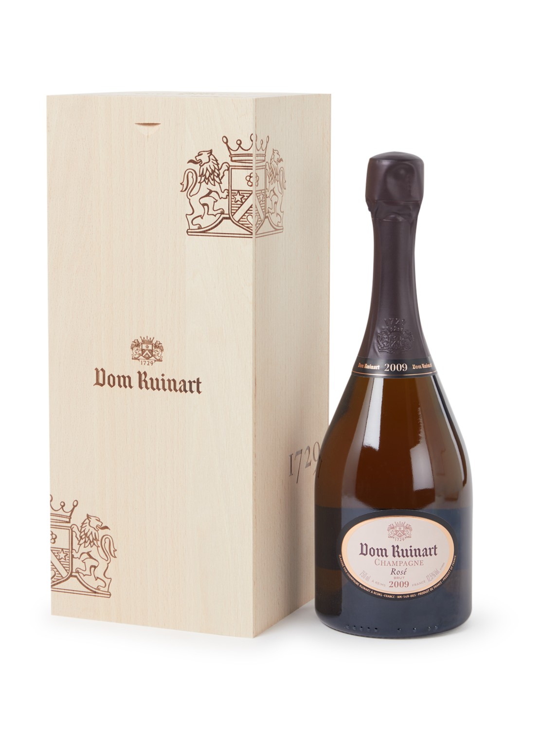Ruinart Brut Rosé 2009 champagne 750 ml - voorkant undefined