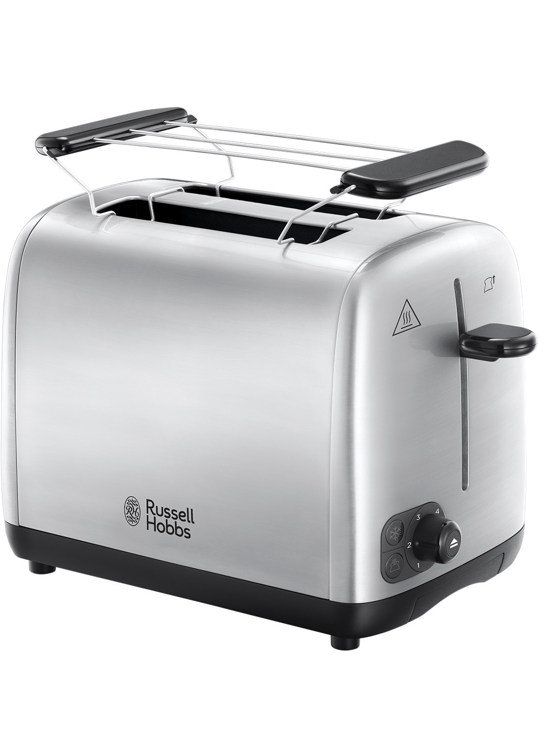 Russell Hobbs Adventure 2s broodrooster 2-slots - voorkant 7 zilver