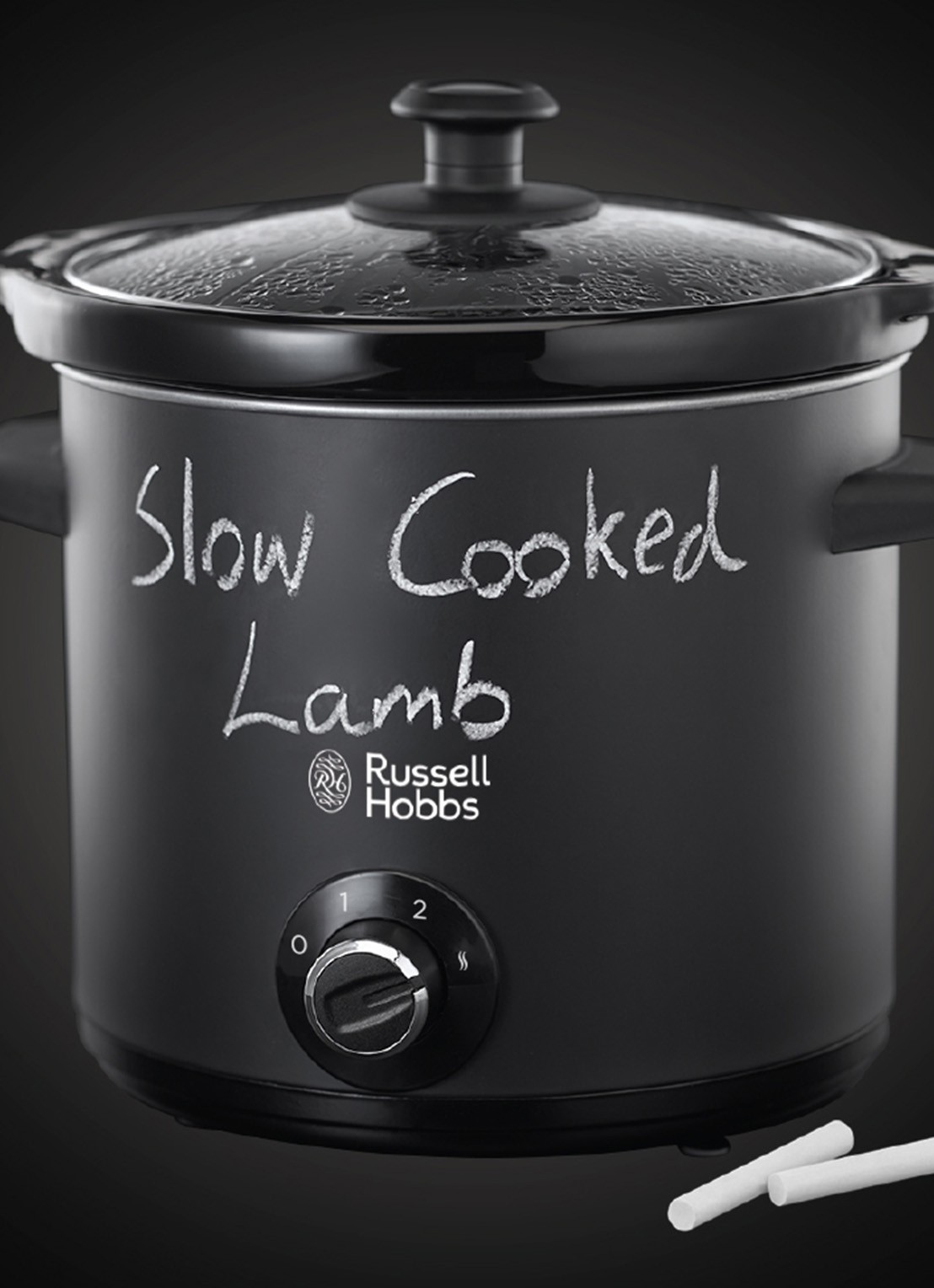 Russell Hobbs Chalkboard slowcooker 3,5 Liter 24180-56 - detail 4 zwart