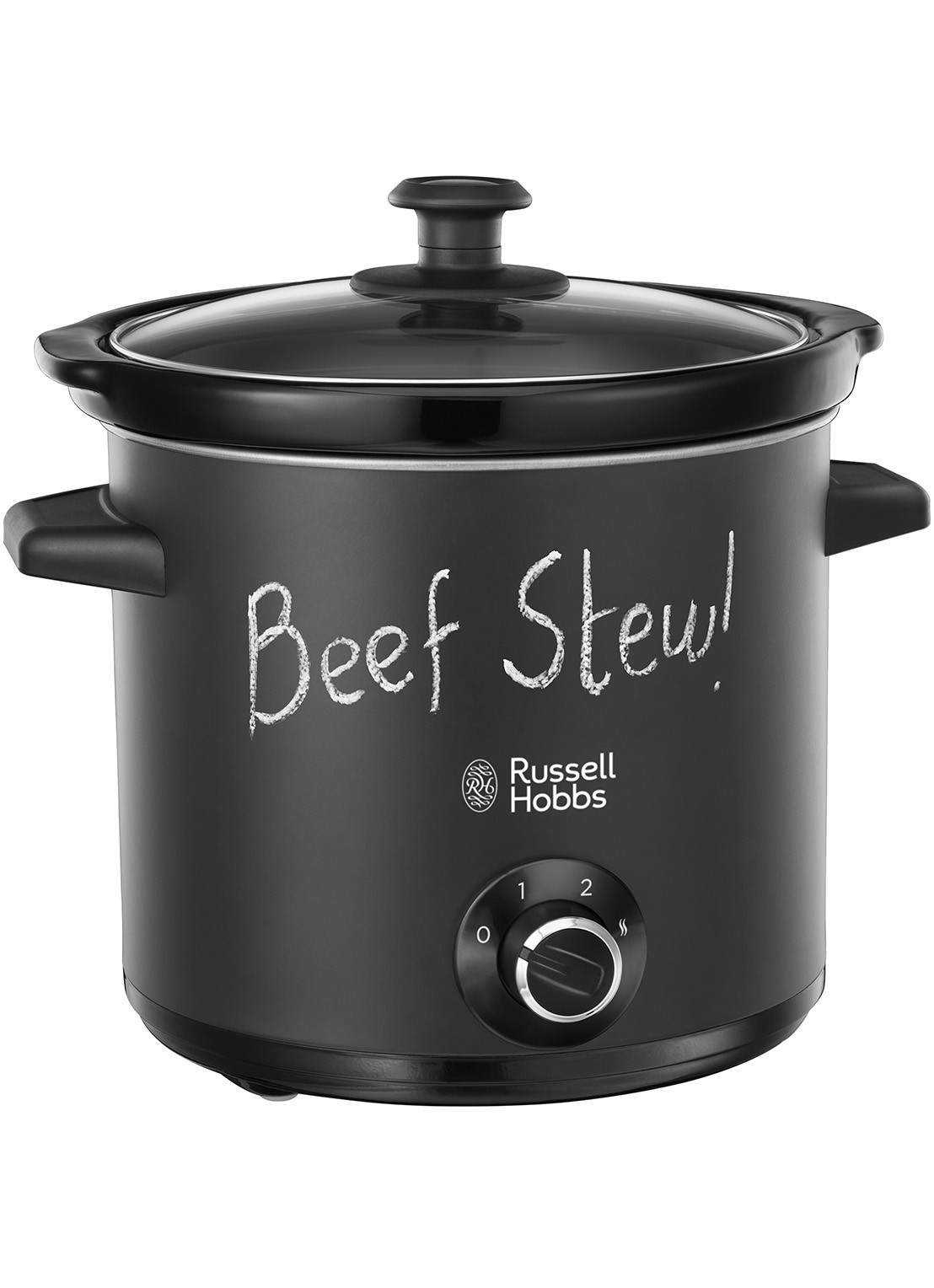 Russell Hobbs Chalkboard slowcooker 3,5 Liter 24180-56 - voorkant 6 zwart