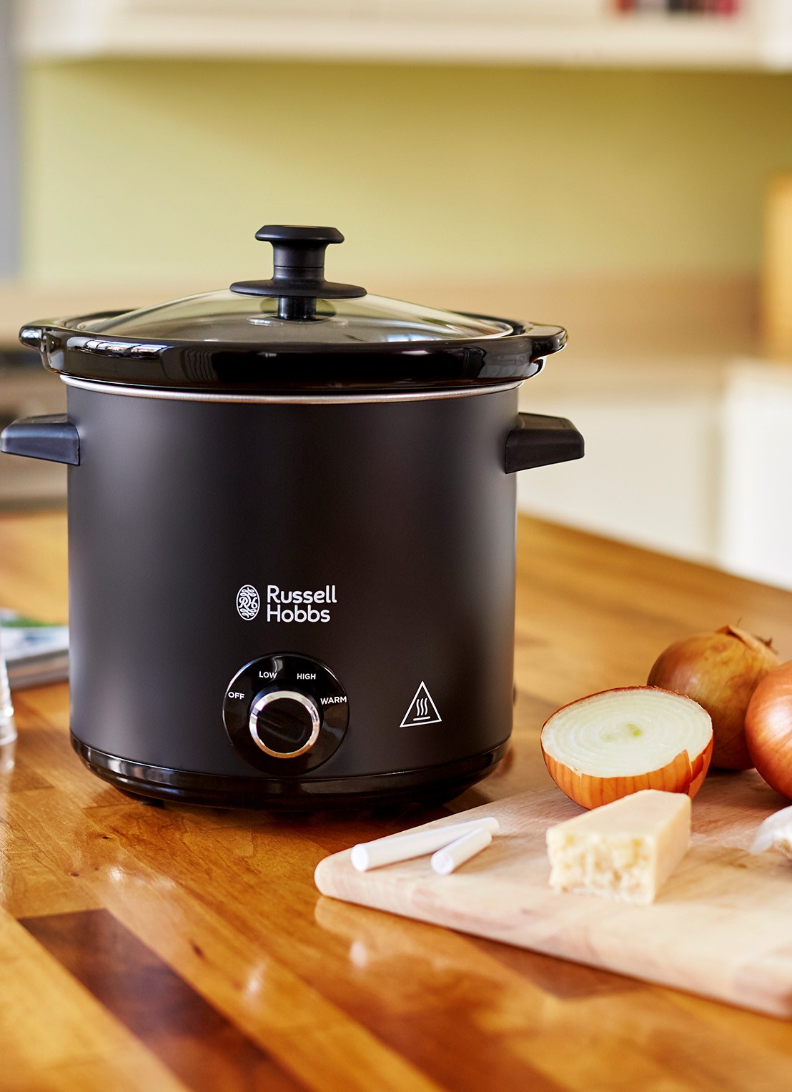Russell Hobbs Chalkboard slowcooker 3,5 Liter 24180-56 - voorkant 7 zwart