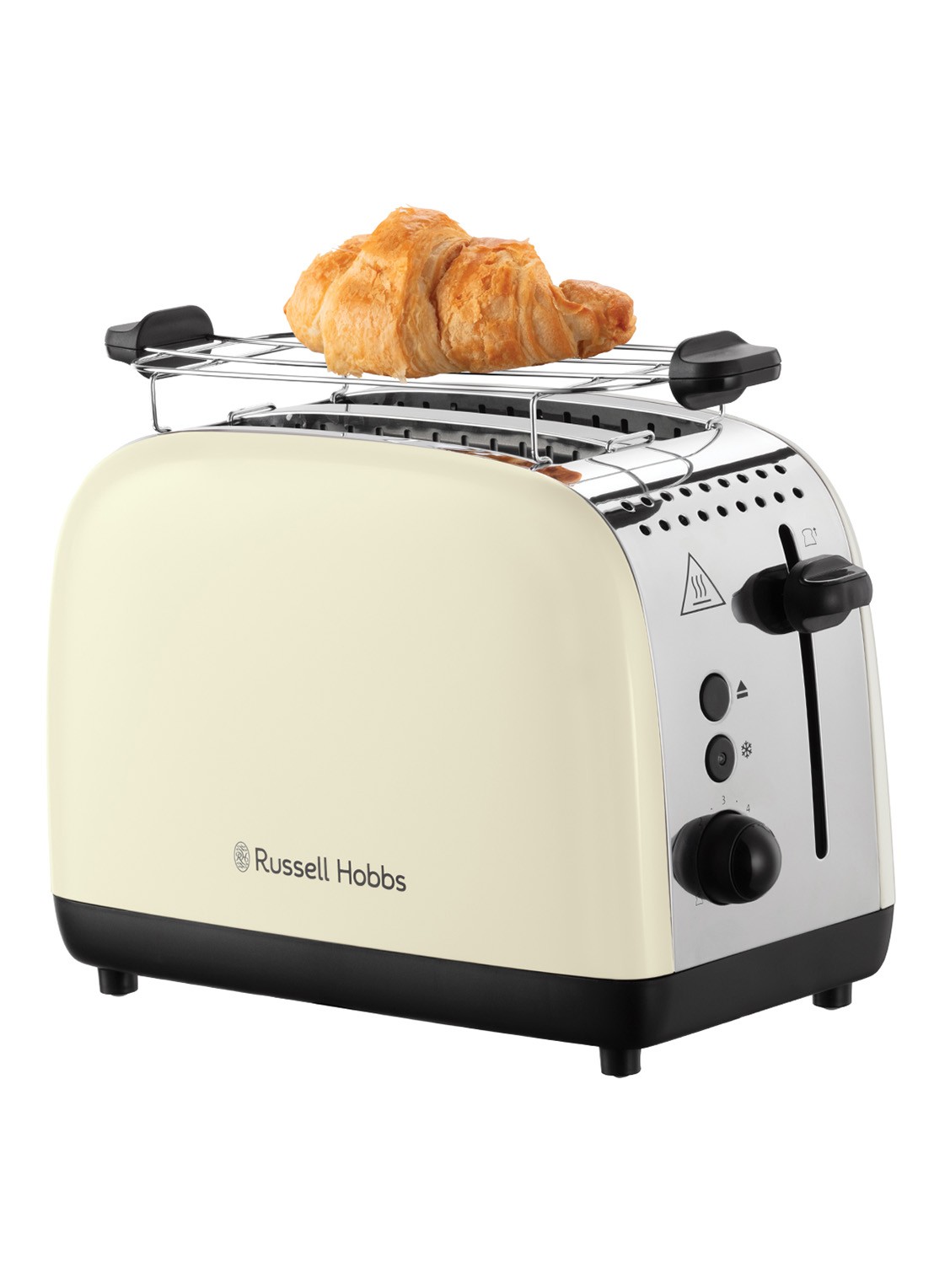 Russell Hobbs Colours Plus broodrooster 2-slots - voorkant 6 vanillegeel