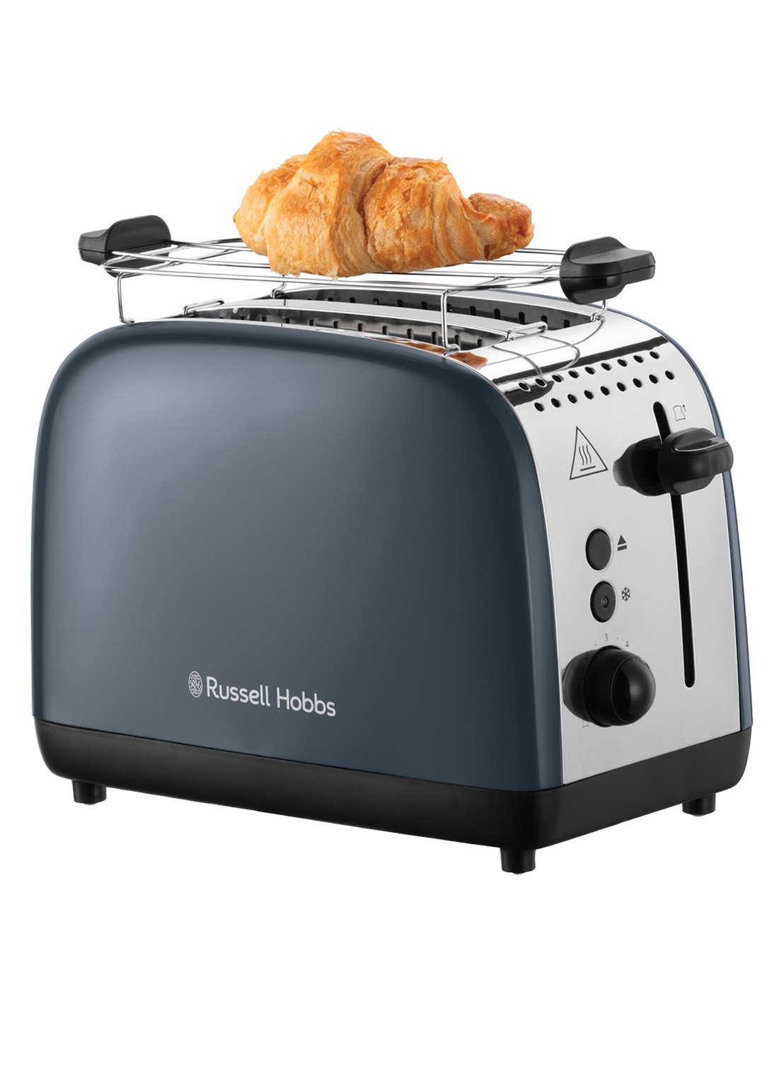Russell Hobbs Colours Plus broodrooster 2-slots - voorkant 5 grijs