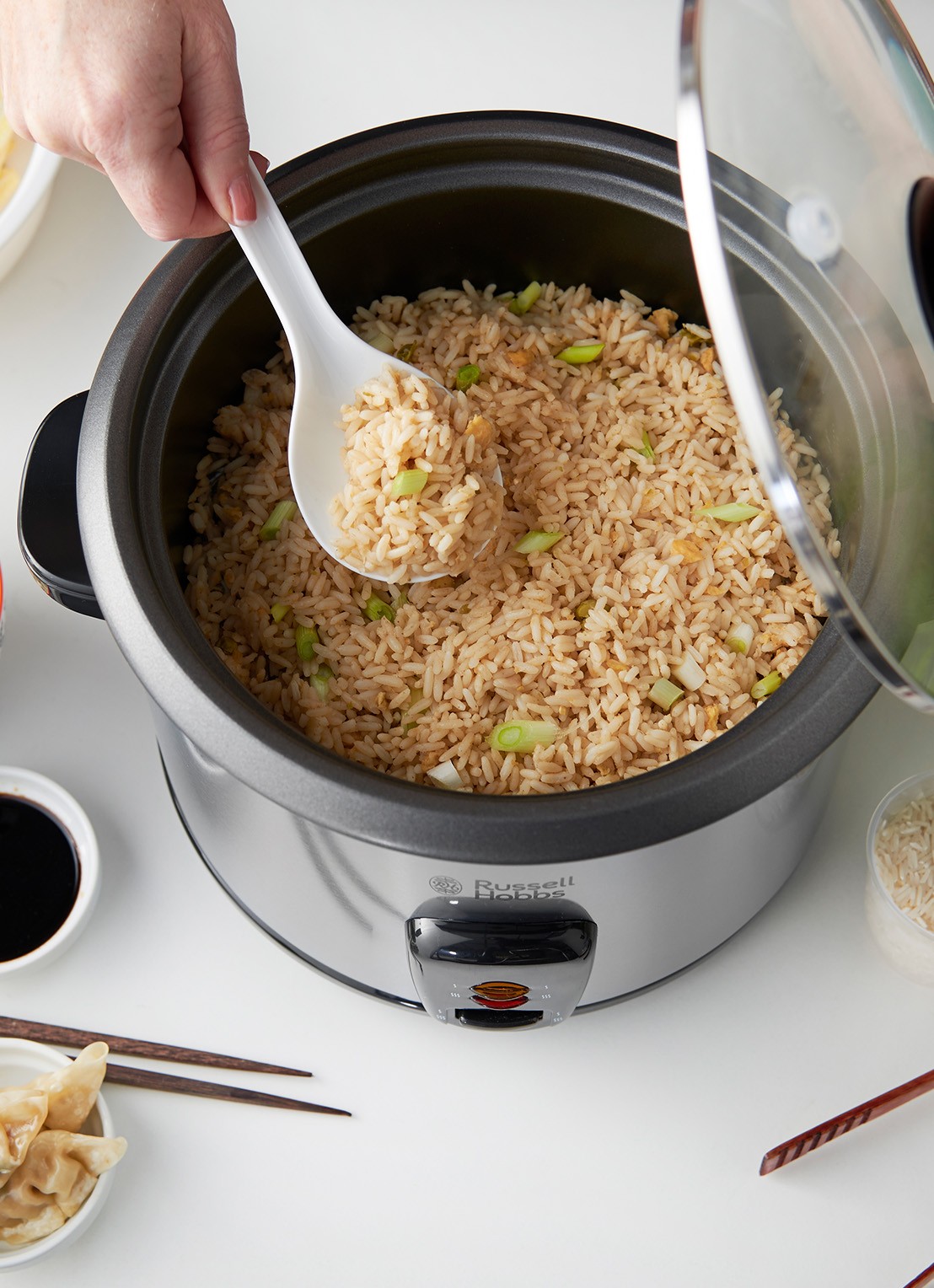 Russell Hobbs Cook@Home rijstkoker 1,8 liter 19750-56 - detail 3 zilver
