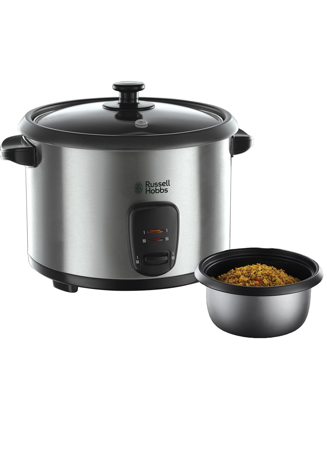 Russell Hobbs Cook@Home rijstkoker 1,8 liter 19750-56 - voorkant zilver