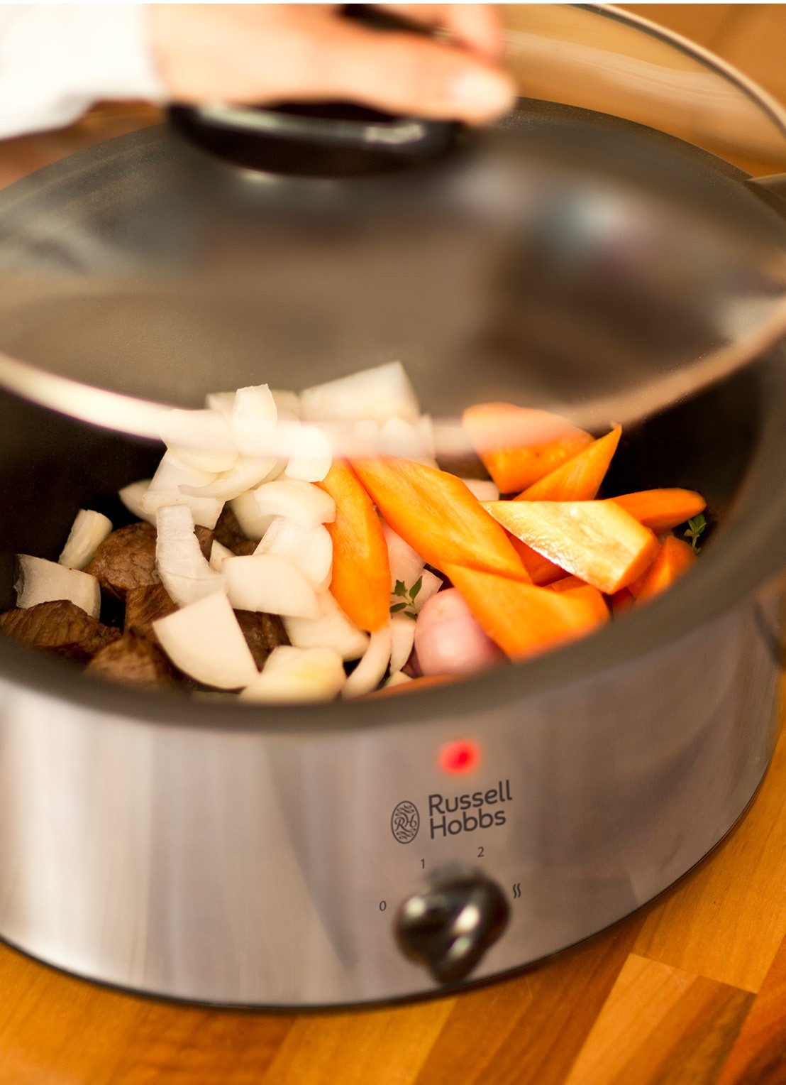 Russell Hobbs Cook@Home slowcooker 3,5 liter 22740-56 - detail 4 zilver