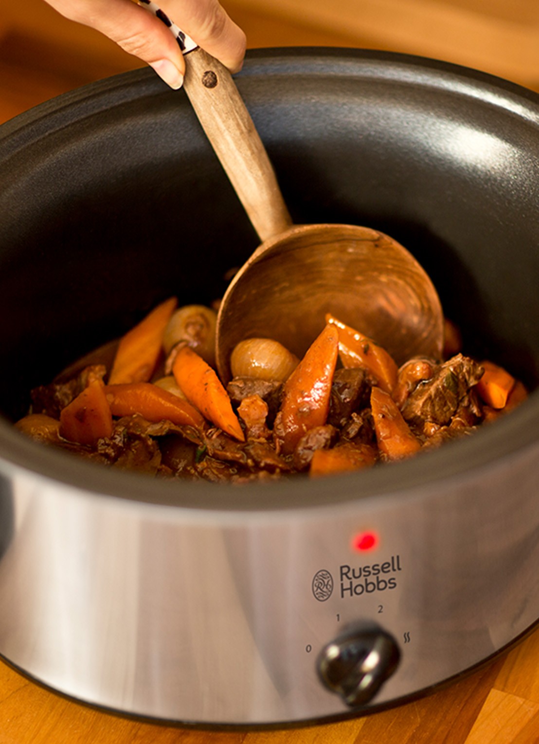 Russell Hobbs Cook@Home slowcooker 3,5 liter 22740-56 - detail 7 zilver