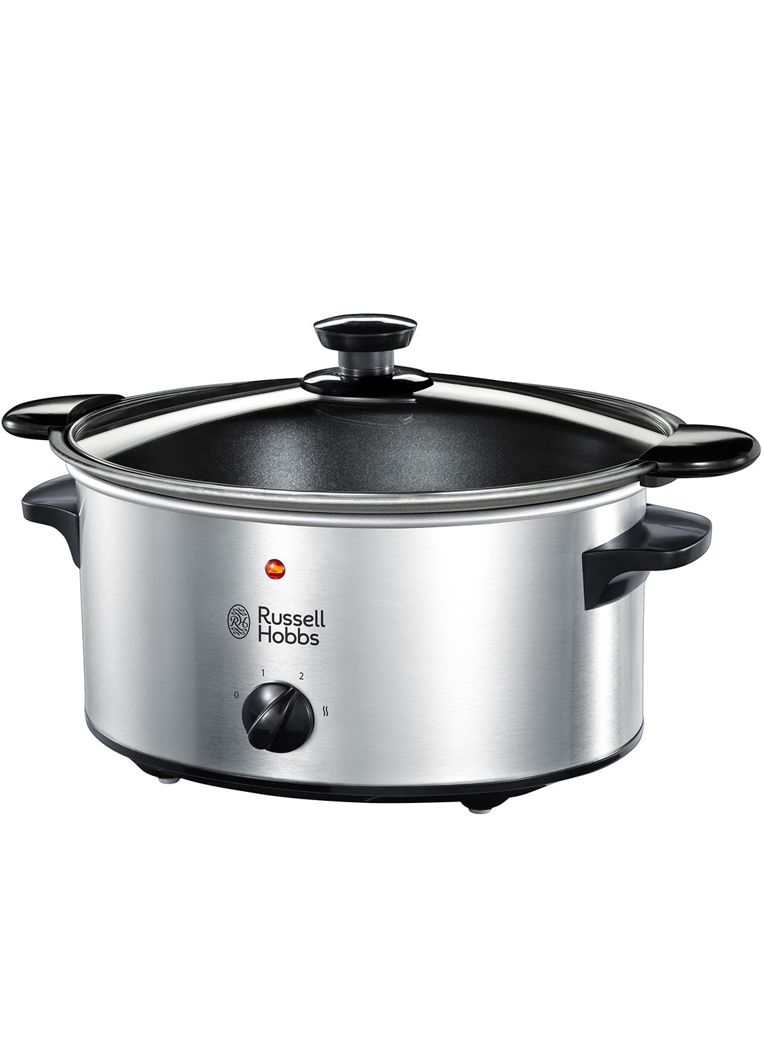 Russell Hobbs Cook@Home slowcooker 3,5 liter 22740-56 - voorkant 2 zilver
