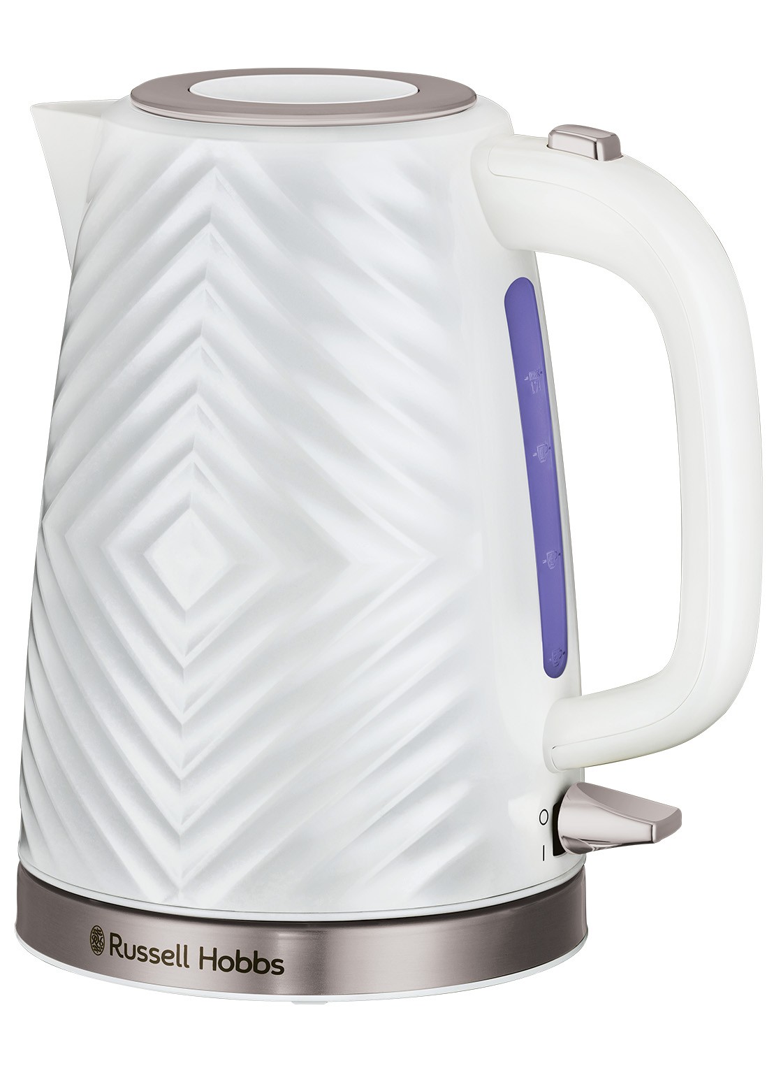 Russell Hobbs Groove waterkoker 1,7 liter 26381-70 - voorkant 5 wit