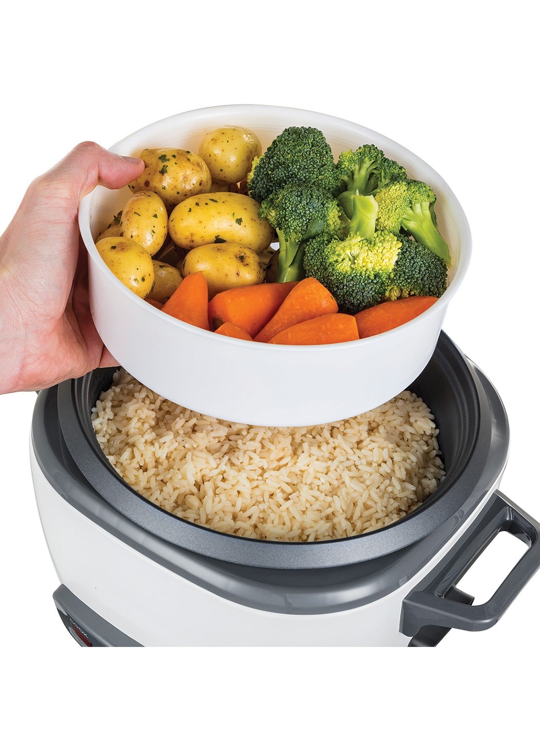 Russell Hobbs Large rijstkoker 14 porties 27040-56 - detail 3 wit